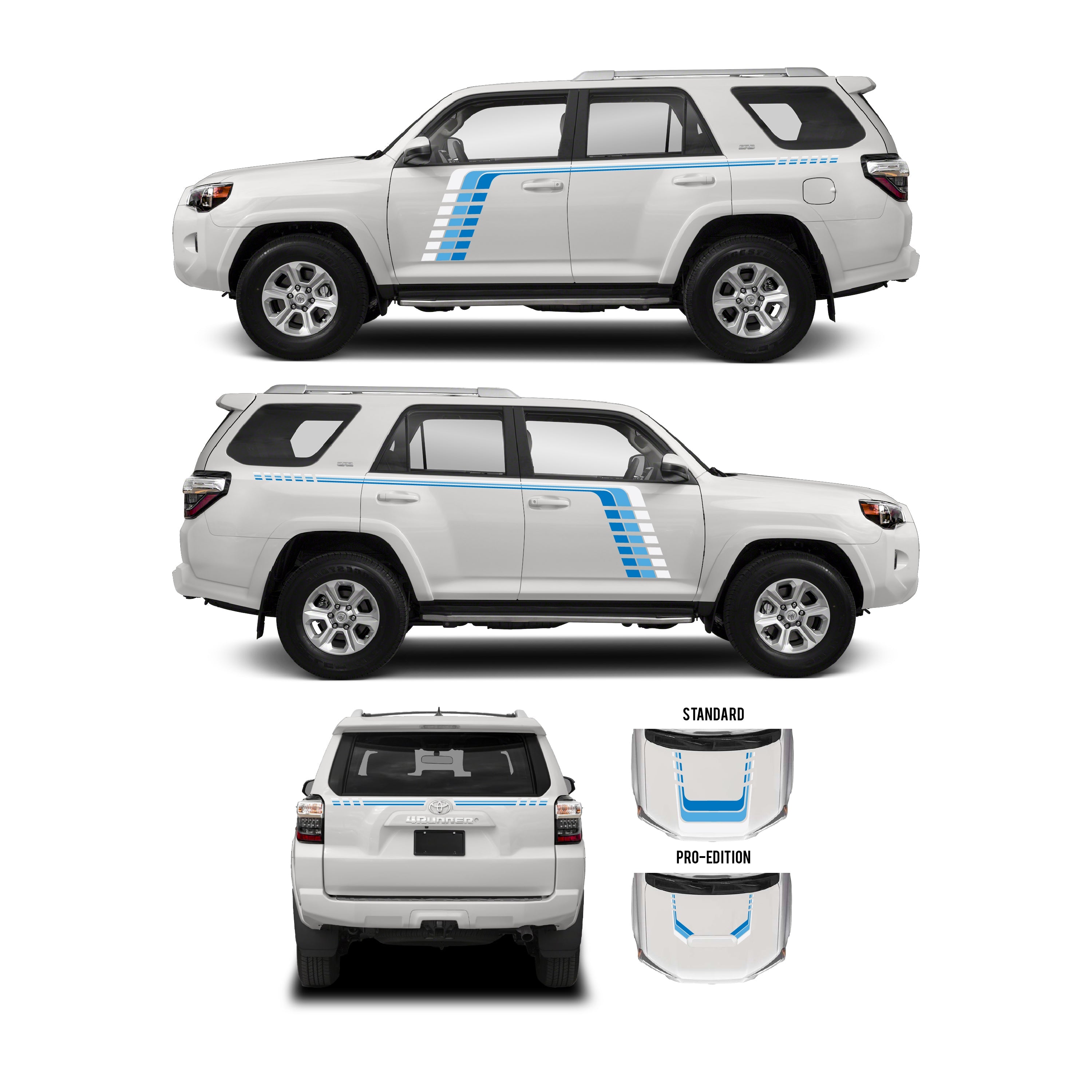 2010+ Checkered Stripe Kit For 4Runner