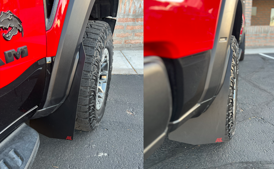 Mud Flaps For 2025+ Dodge RAM RHO