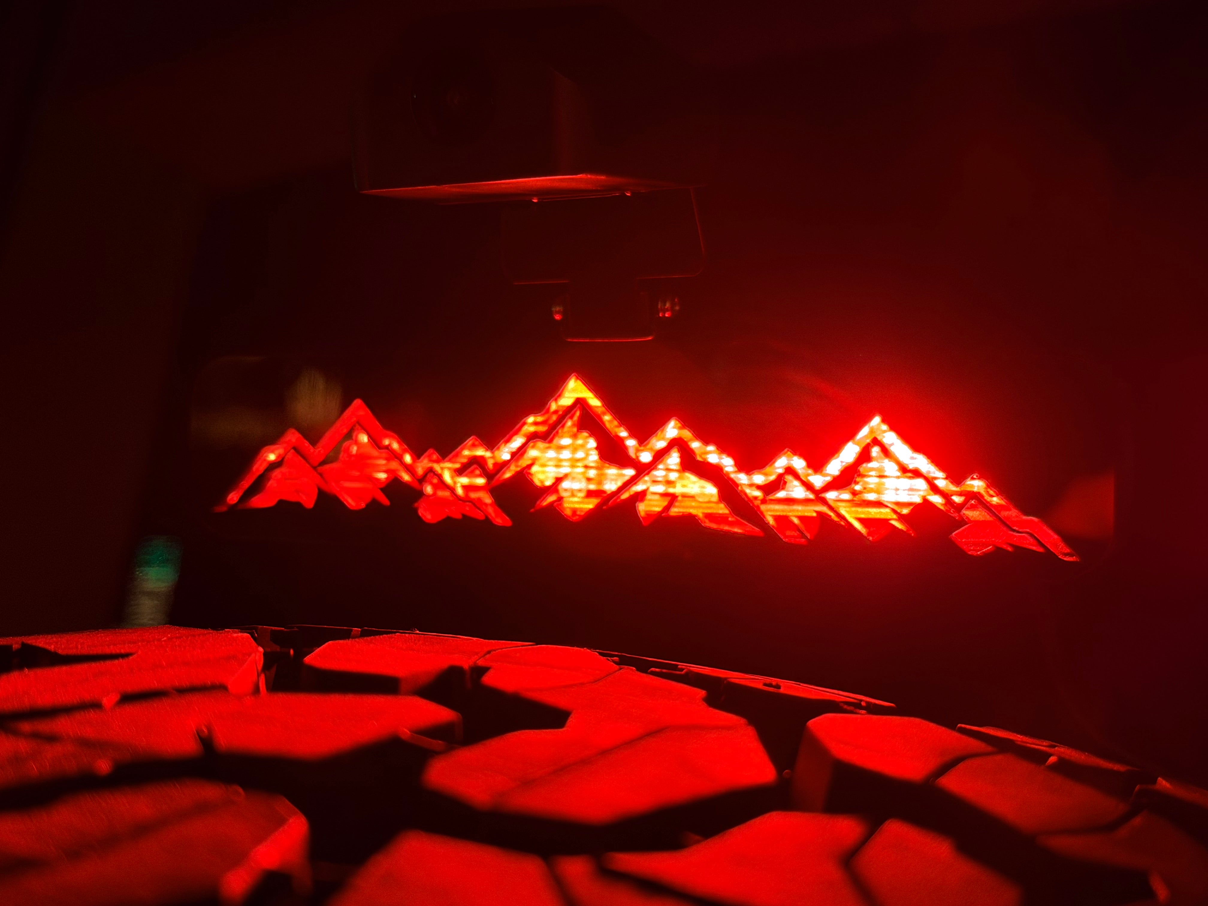 Laser Series Acrylic Third Brake Light Overlay For 2018+ Wrangler JL
