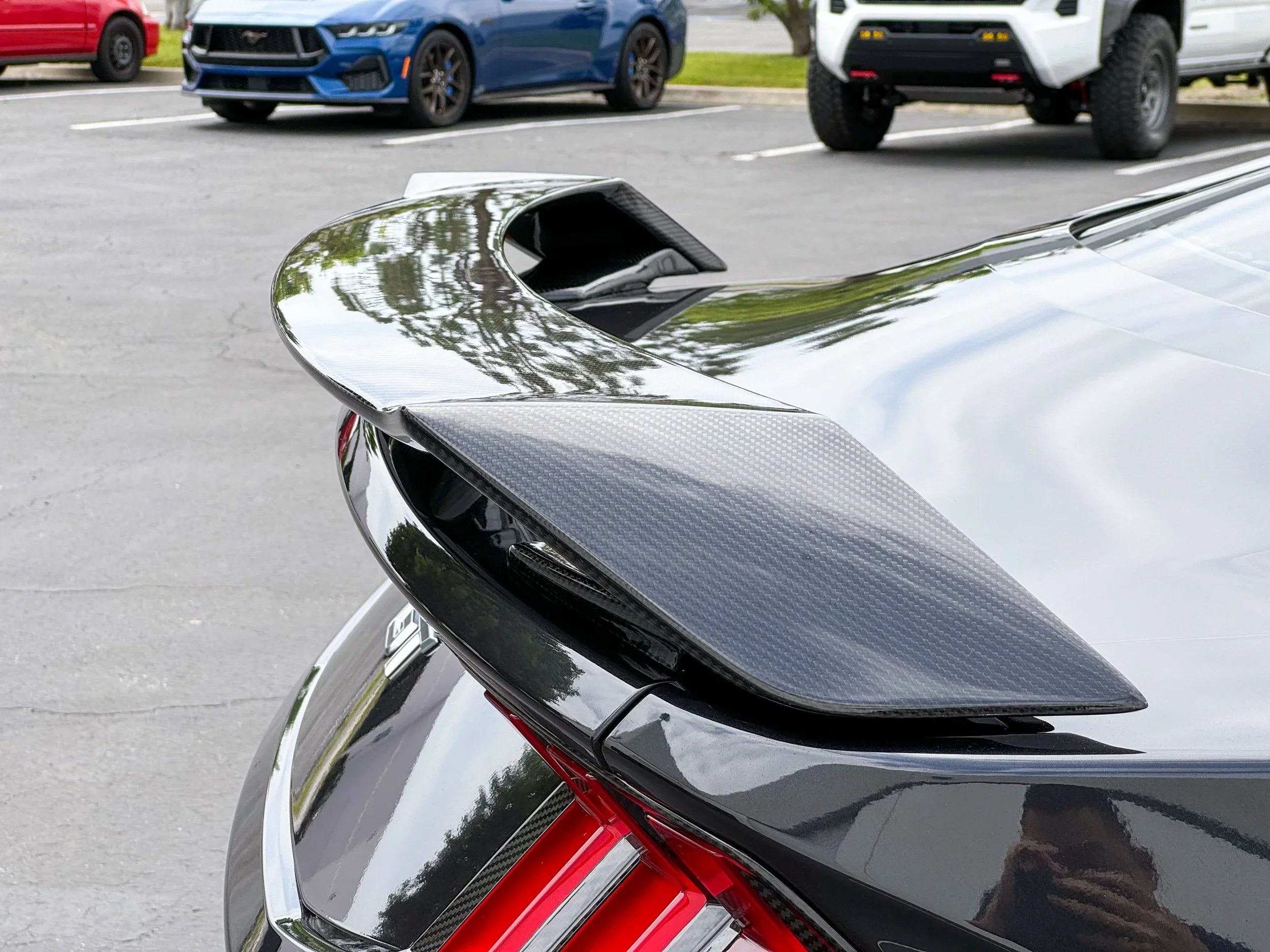 NYTOP Carbon Fiber Performance Pack Wing For 2024-Current Ford Mustang