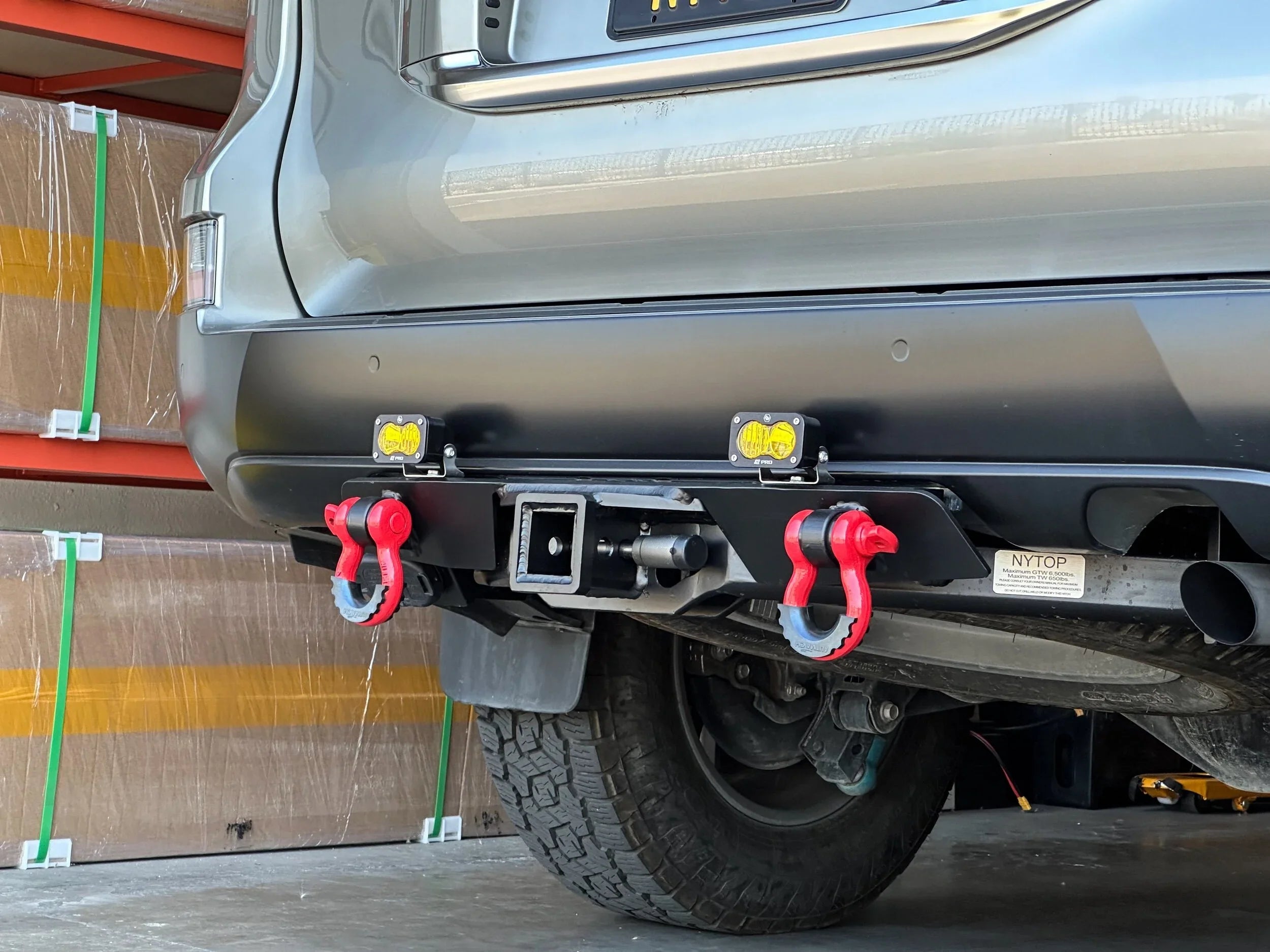 NYTOP Rear Tow Hitch Receiver Hybrid Bumper For 2014-2023 Lexus GX460