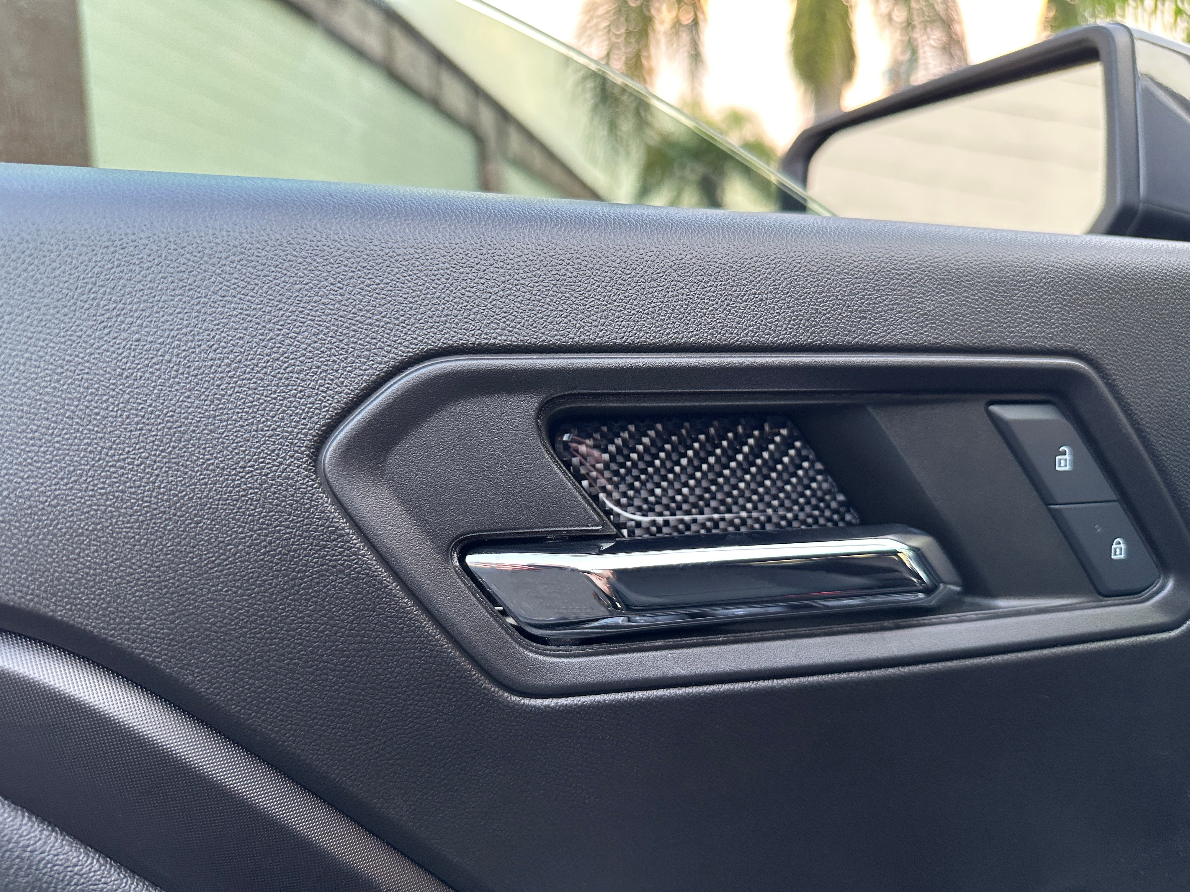 Door Handle Pocket Accent Trim Fits 2023-2026 Chevrolet Colorado/Silverado Refresh Interior