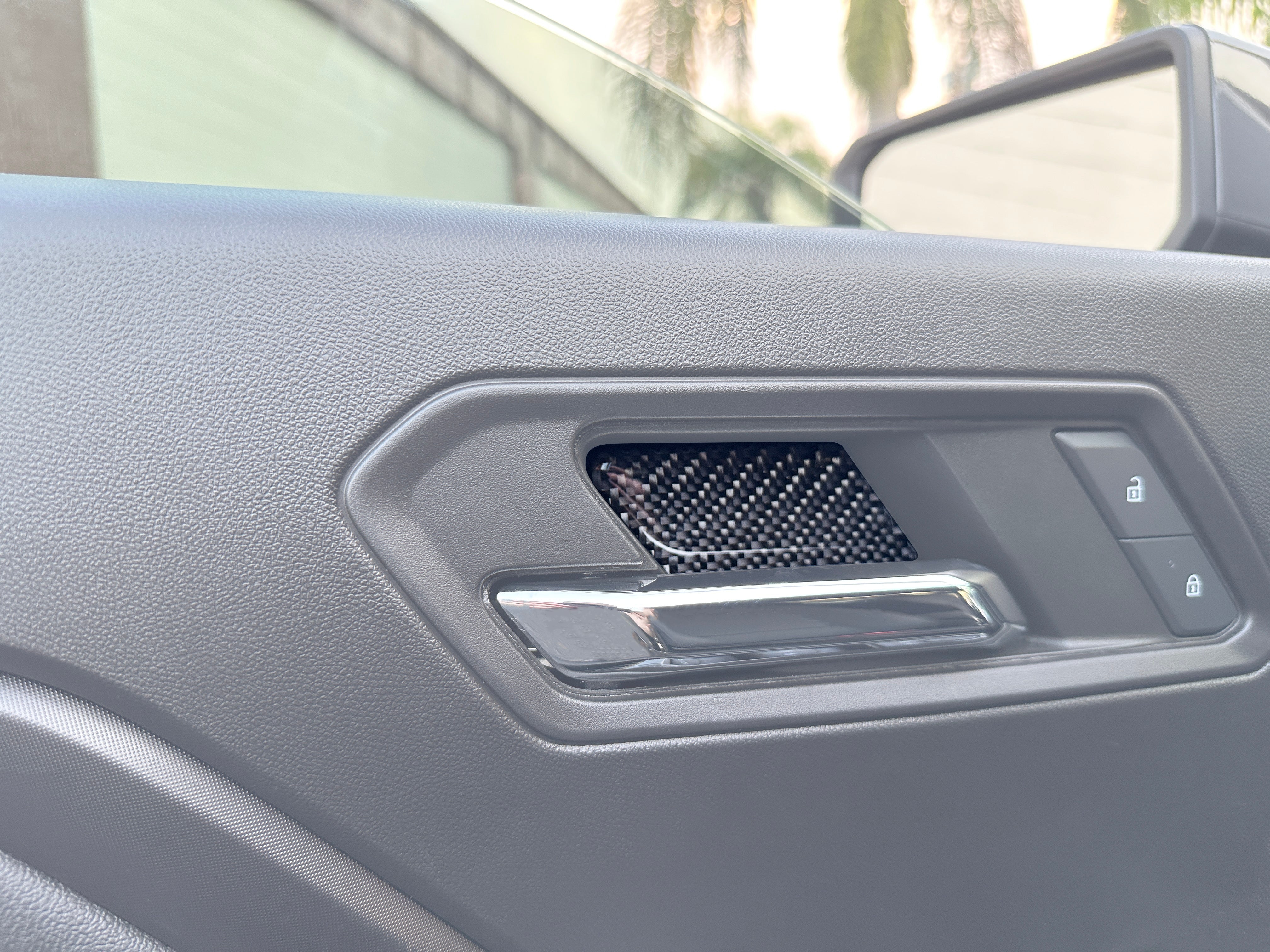 Door Handle Pocket Accent Trim Fits 2023-2026 Chevrolet Colorado/Silverado Refresh Interior