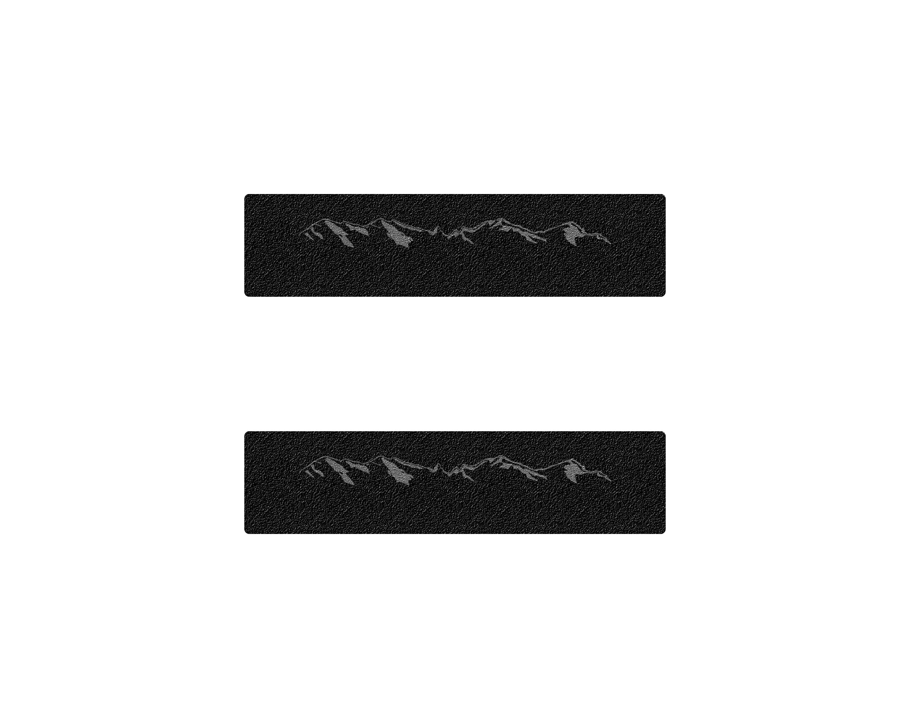 Door Sill Textured Overlays Fits 2023-2026 Chevrolet Colorado & GMC Canyon