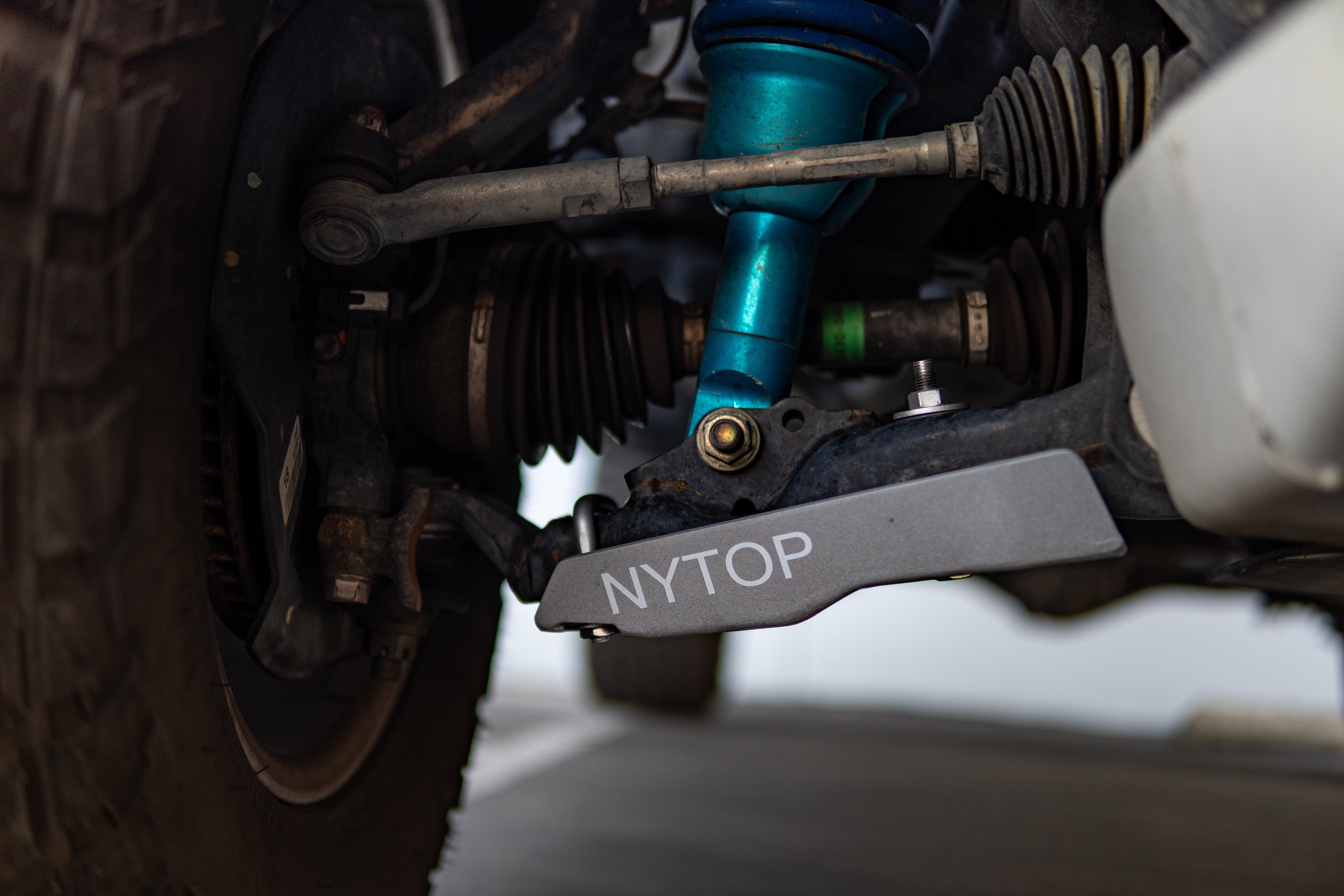 NYTOP Lower Control Arm Skid Plate Kit For 2005-2023 Toyota Tacoma/2010-2024 Toyota 4Runner