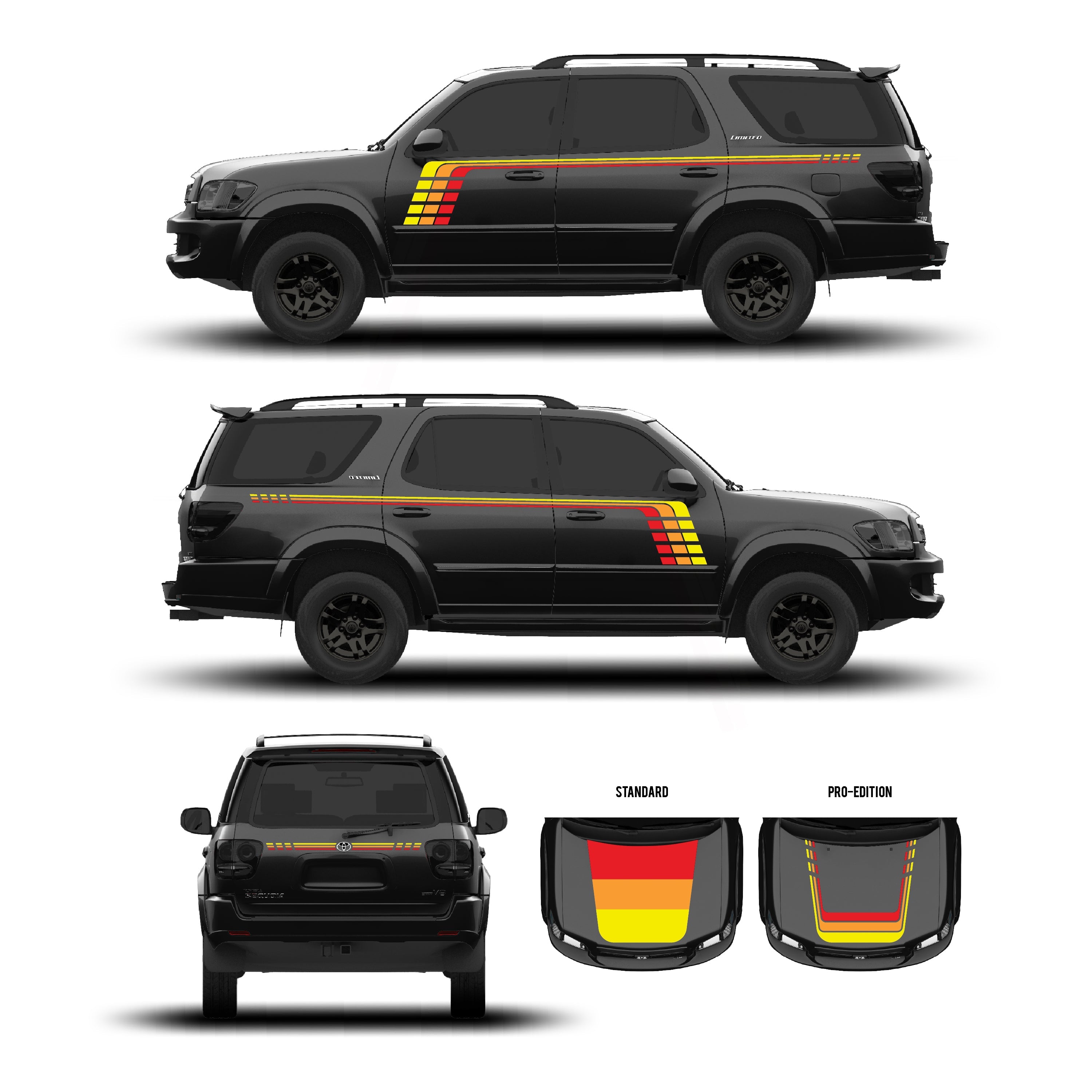 2001–07 Checkered Stripe Kit For Sequoia