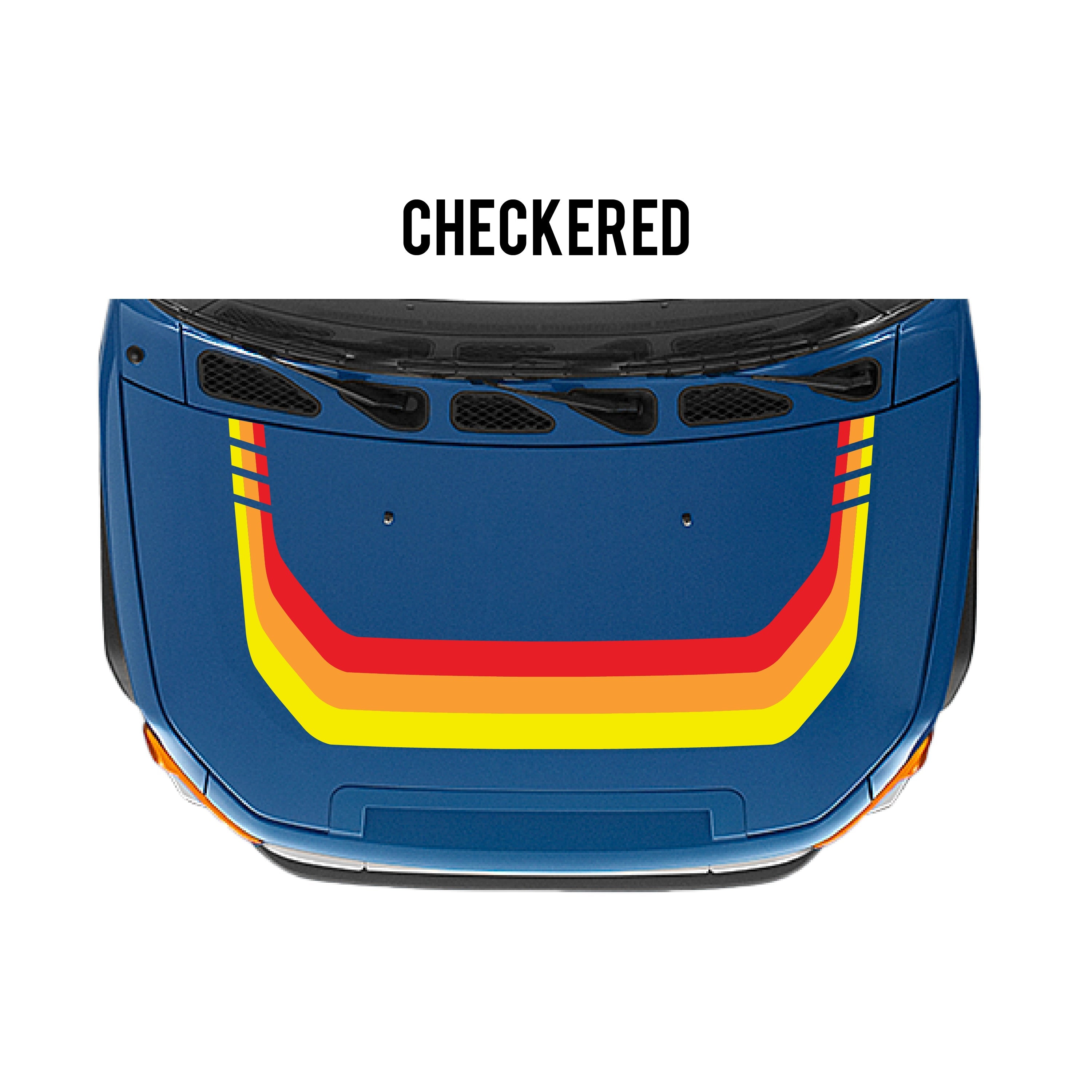 2007-14 Checkered Stripe Kit For FJ Cruiser