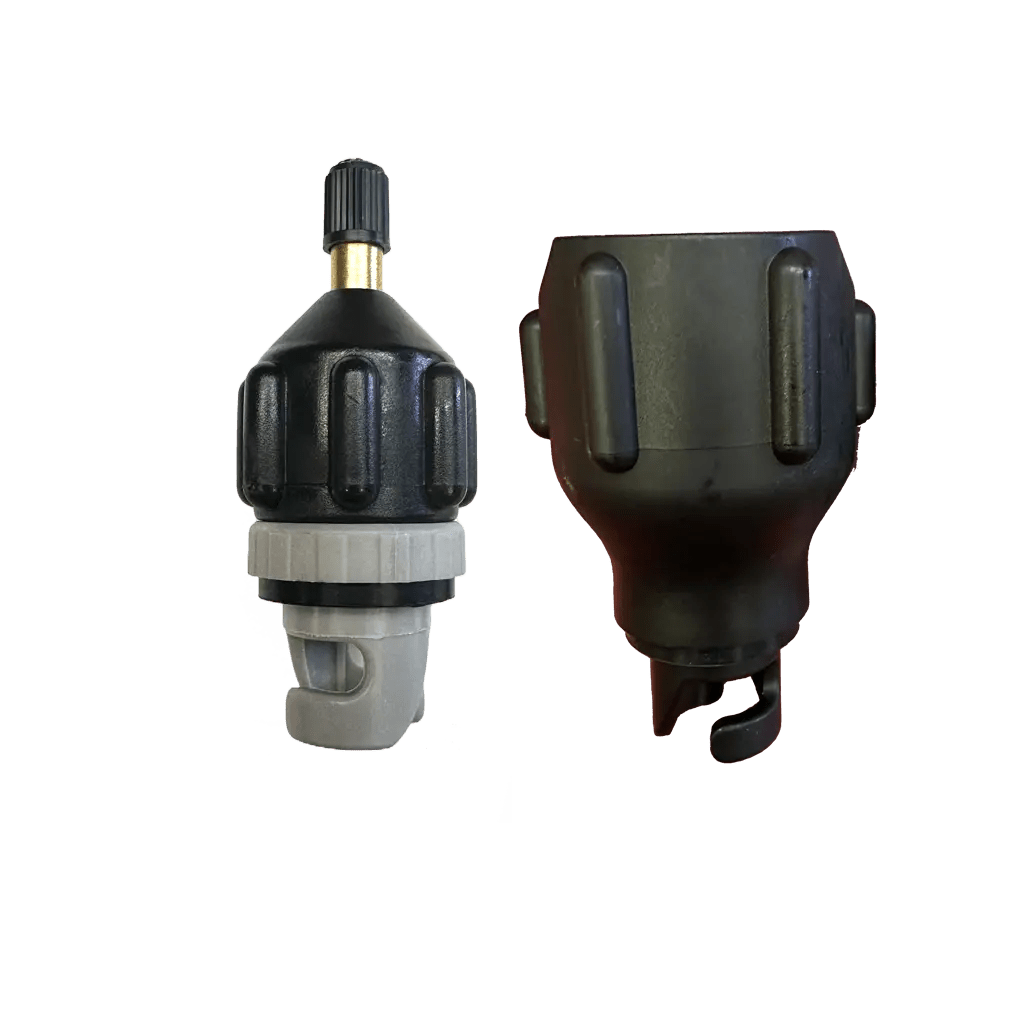 Air-Compressor Valve Adaptor with Pressure Gauge