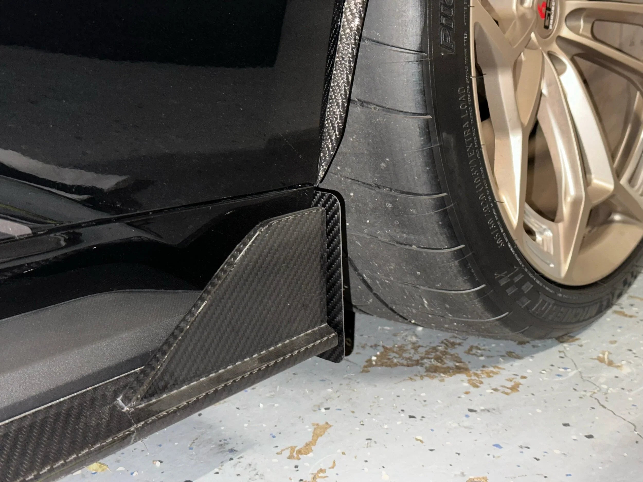 NYTOP Front Splash Guard For 2024-Current Ford Mustang
