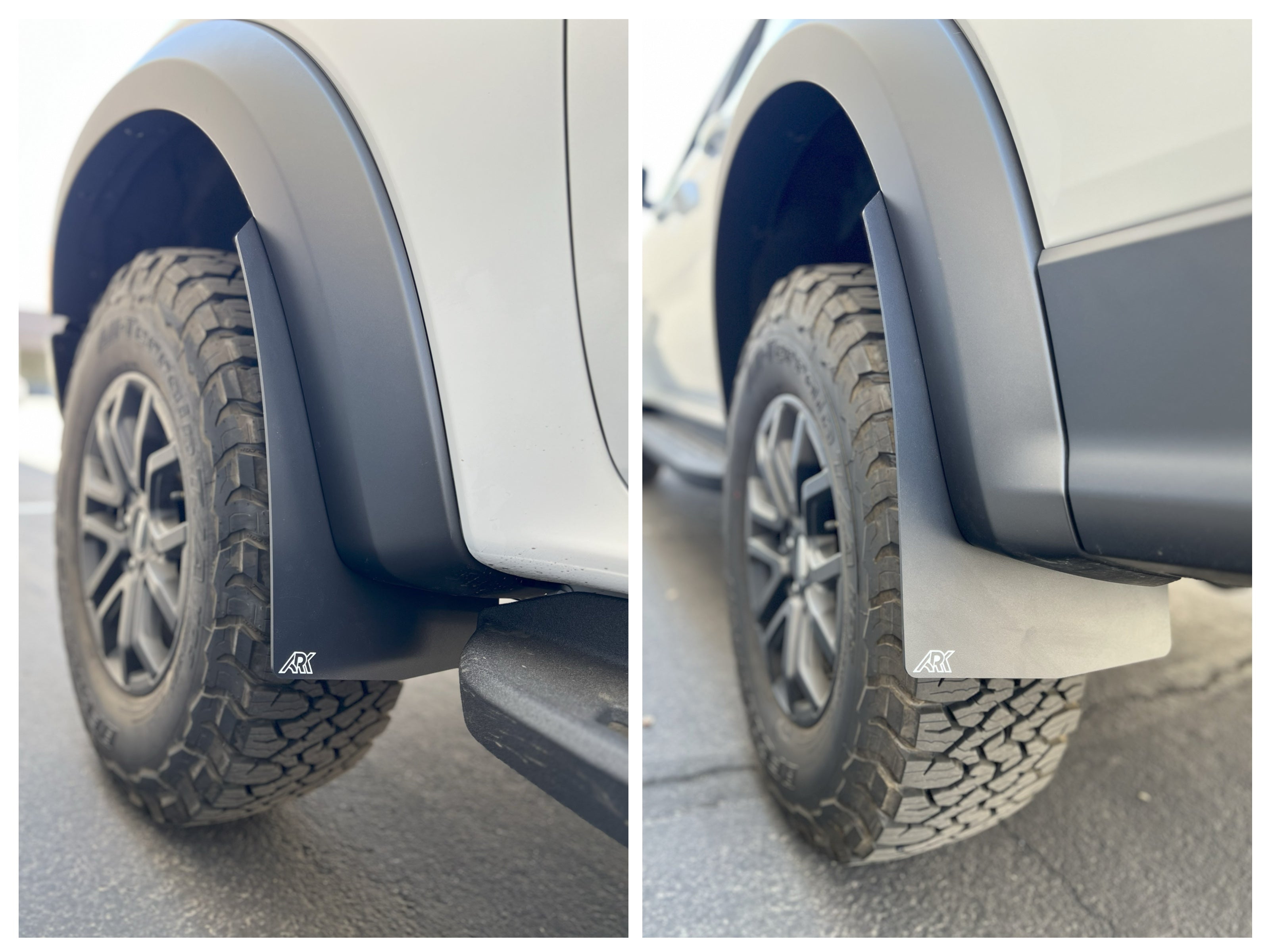 TriXPoly Mid Mud Flaps For 2024+ Ford Ranger Raptor