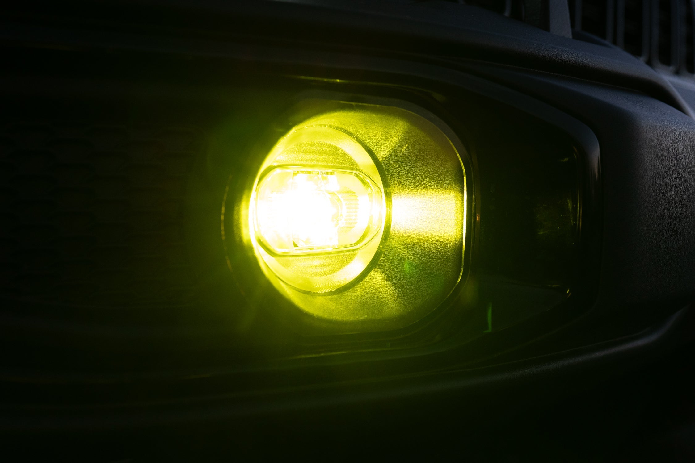 Acrylic Fog Light Lenses (Yellow / Amber) For 2024+ Wrangler JL / Gladiator JT (Plastic Bumper)