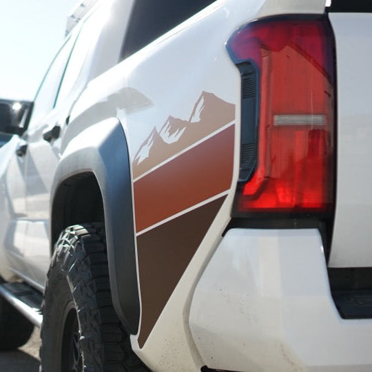 2024+ Lower Bedside Decals - Designed For Tacoma