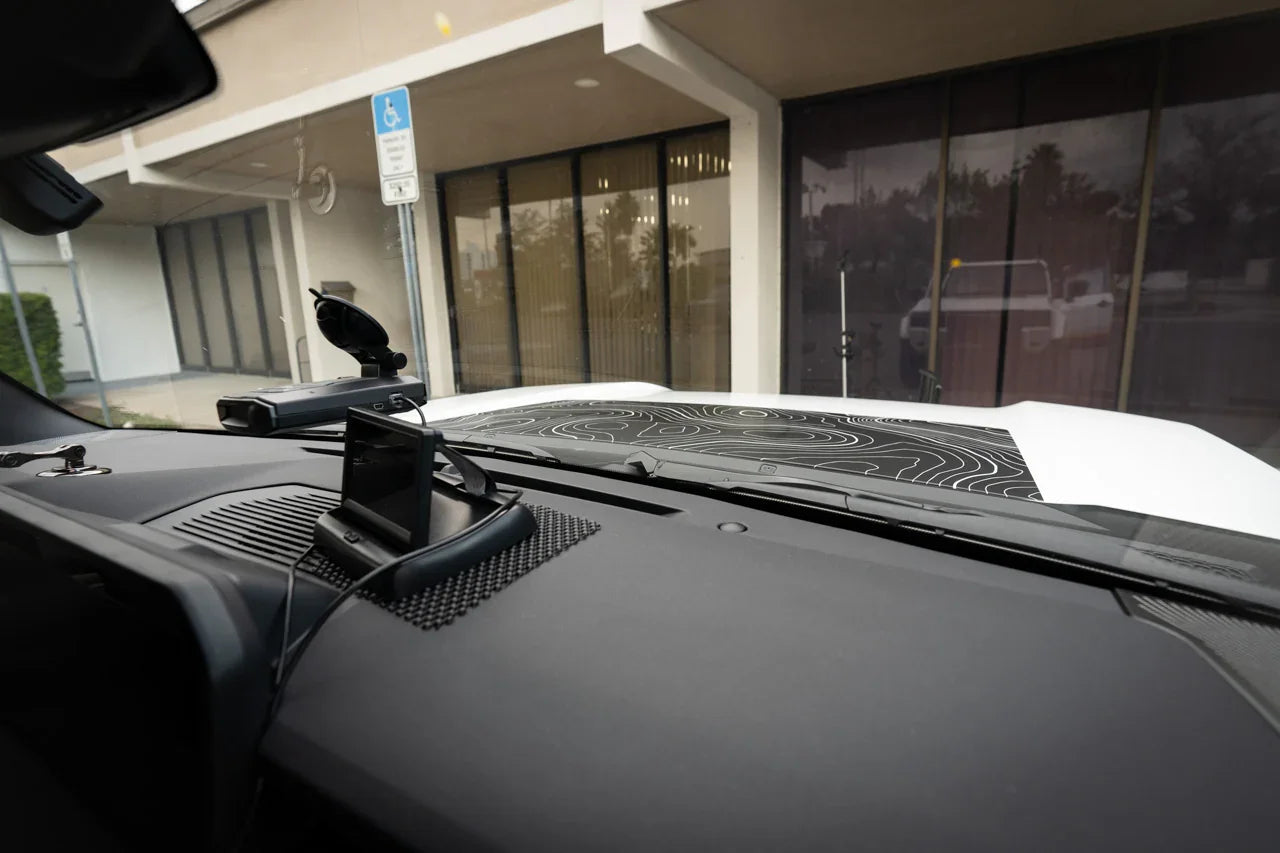 Topographic Hood Overlay (Printed Series) For 2024+ Land Cruiser