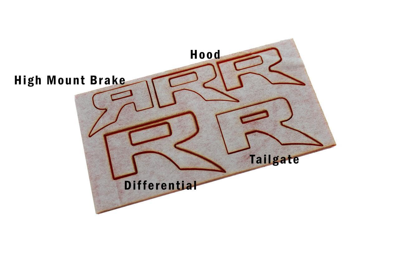 Acrylic R Inlay Kit For 2022+ Bronco Raptor