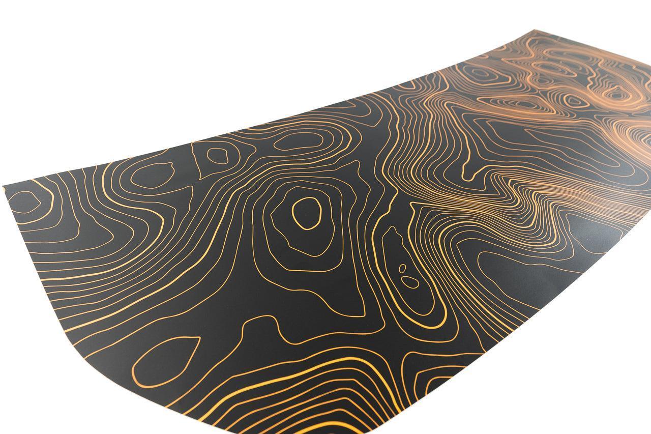 Stealth Topographic Map Hood Overlay (Printed Series) For 2021+ Bronco