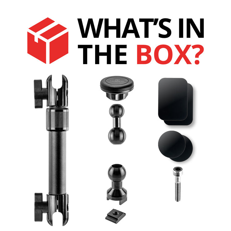 Magnetic Phone Holder | 7.5"-9.25" Telescoping Arm | 20mm TRAXX™ - Fast Track Ball