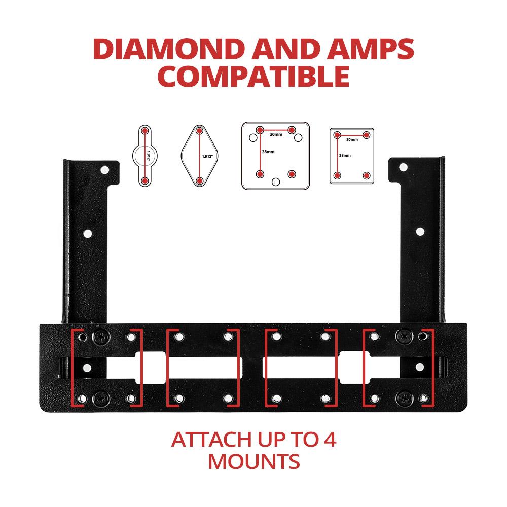 TRAXX™ - Fast Track Plus™ Dashboard Device AMPS Bracket | Ford F-150 - 12th Gen (2009 to 2014) (P/N FT05)