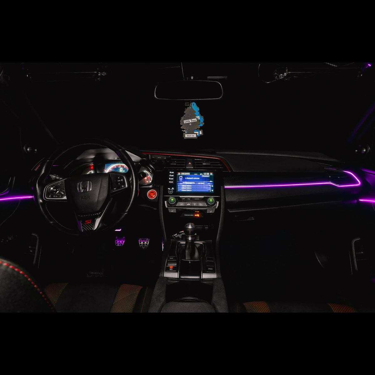 Dynamic ColorSHIFT 18-Piece Universal LED Interior Kit - Bluetooth Multi-Zone Lighting