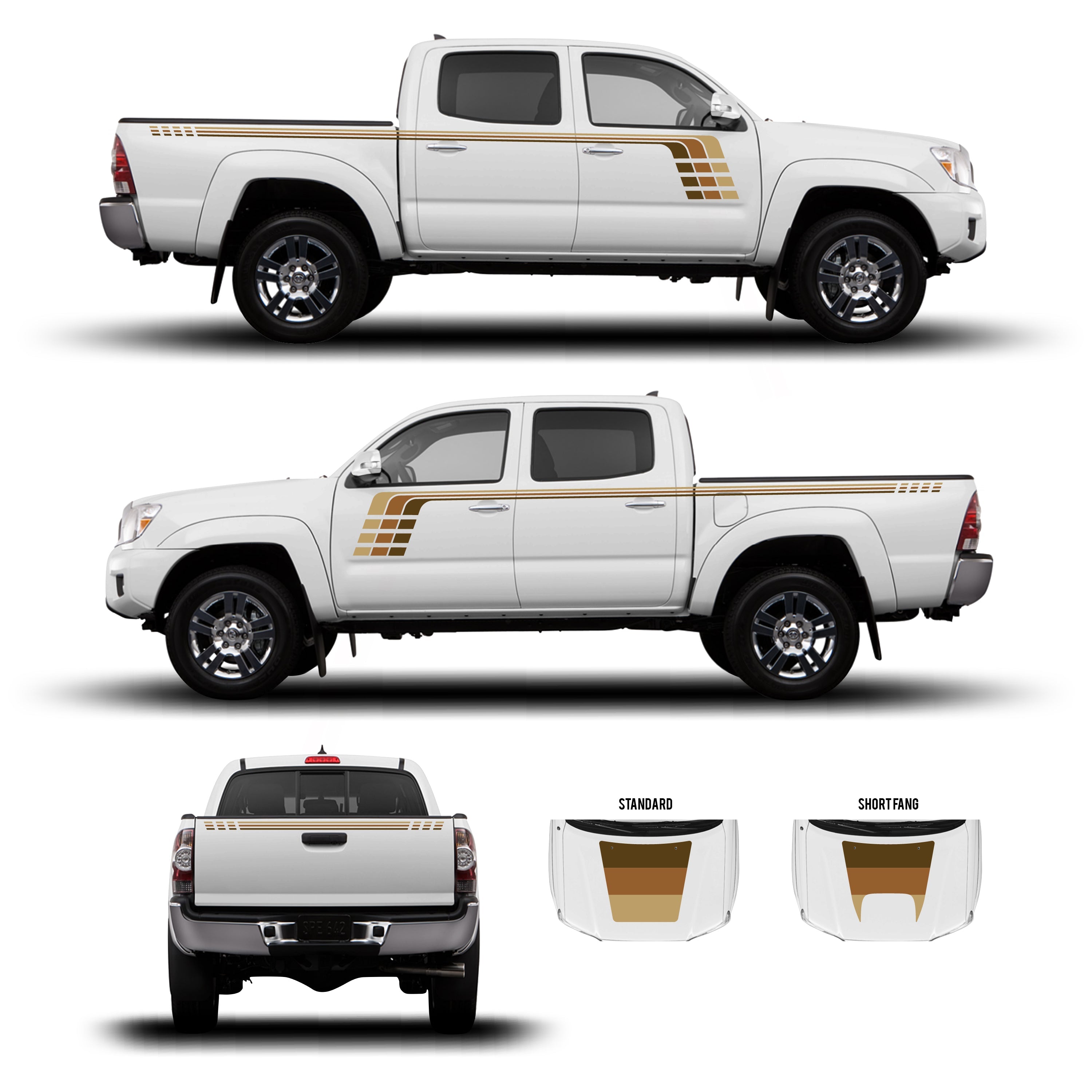 2005-15 Checkered Stripe Kit For Tacoma
