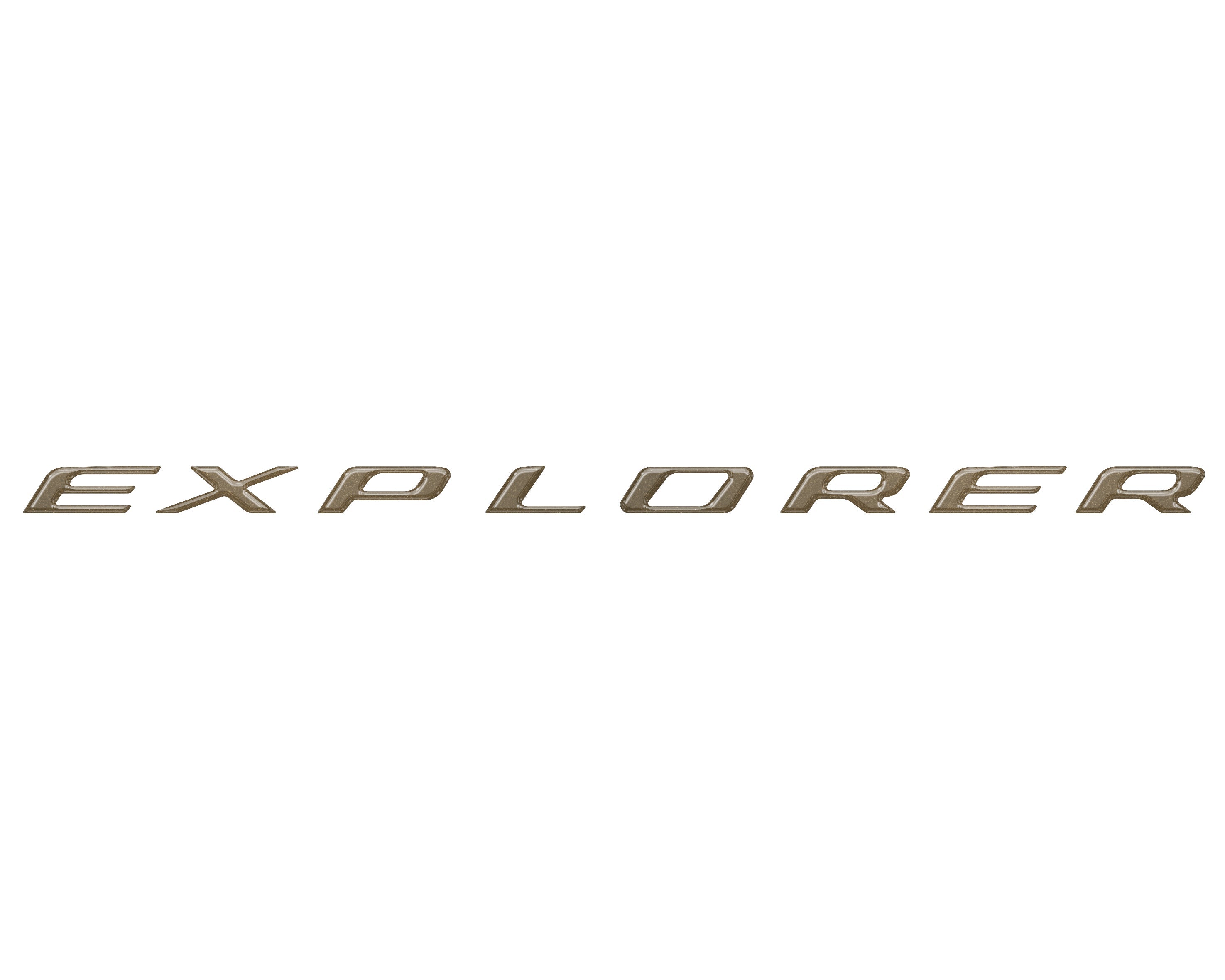 Liftgate Letter Overlays Fits 2025-2026 Ford Explorer