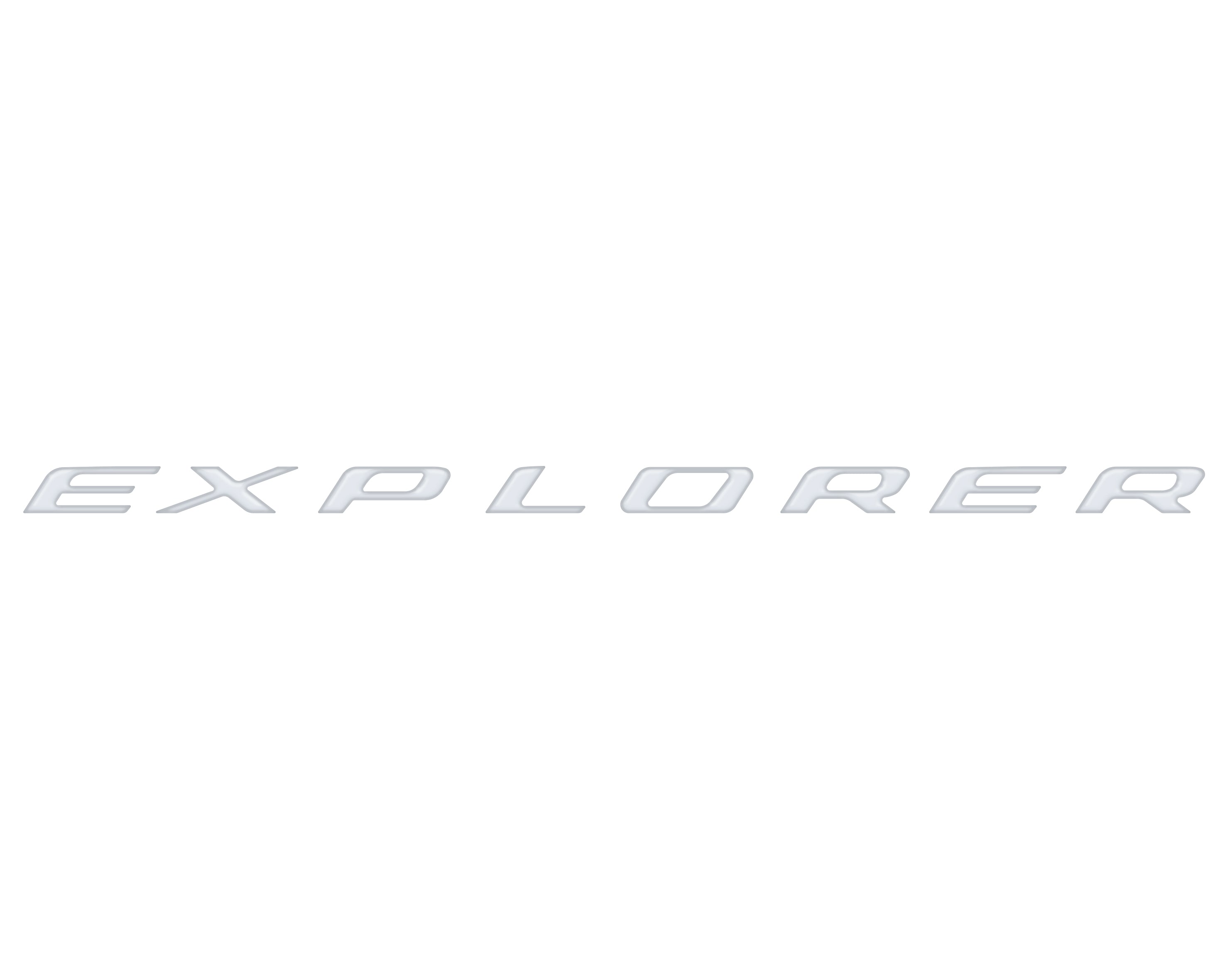 Liftgate Letter Overlays Fits 2025-2026 Ford Explorer