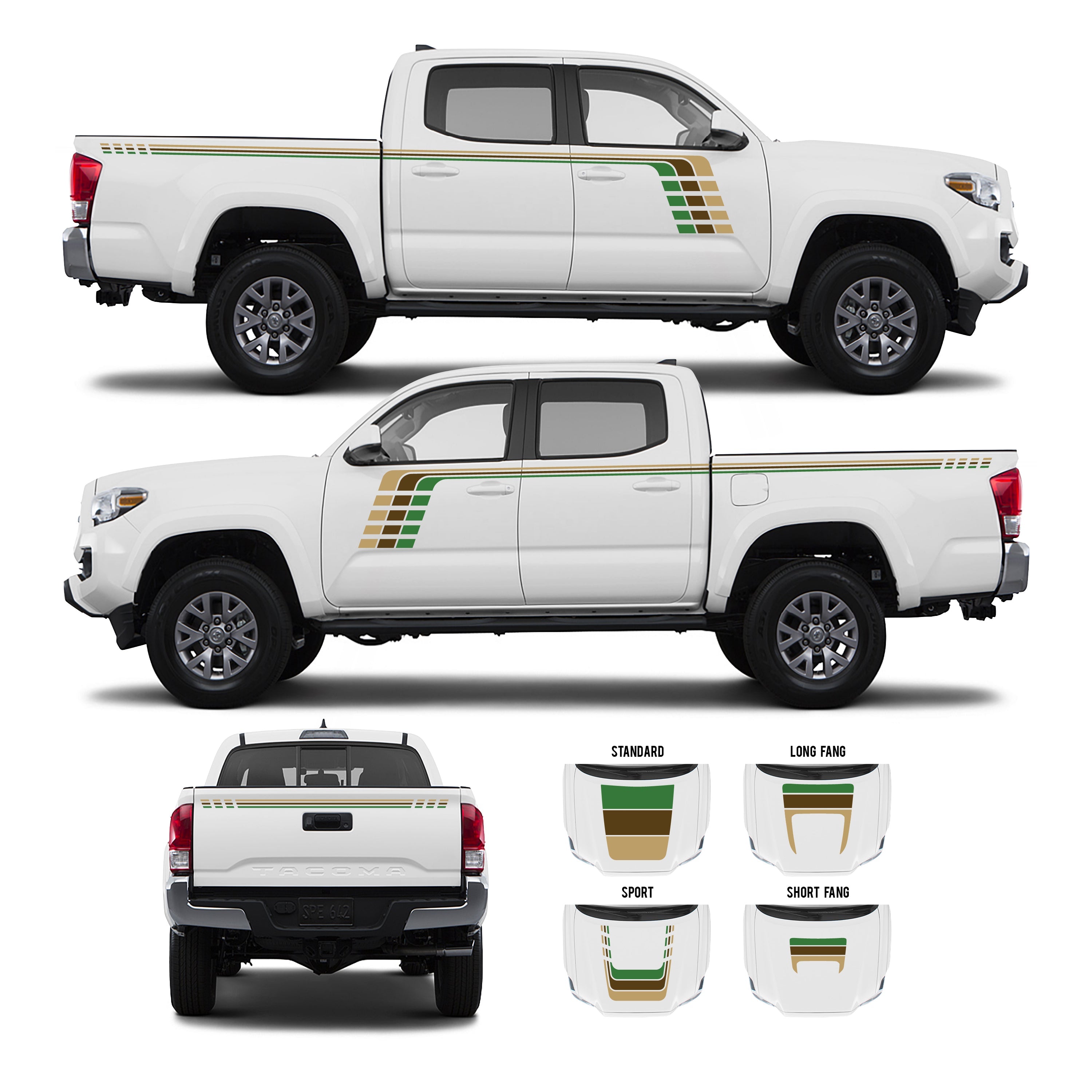 2016-23 Checkered Stripe Kit For Tacoma