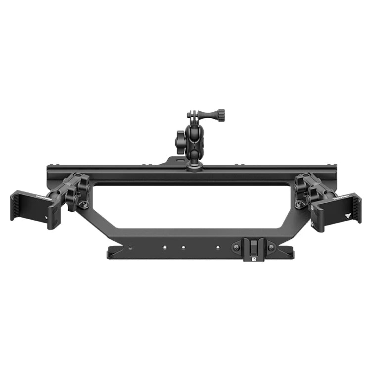 Expedition Essentials Dash Mount With Dual Phone Holders, GoPro and CB Mic Holders | 2021-2026 Ford Bronco & Bronco Raptor (Non-Sport)