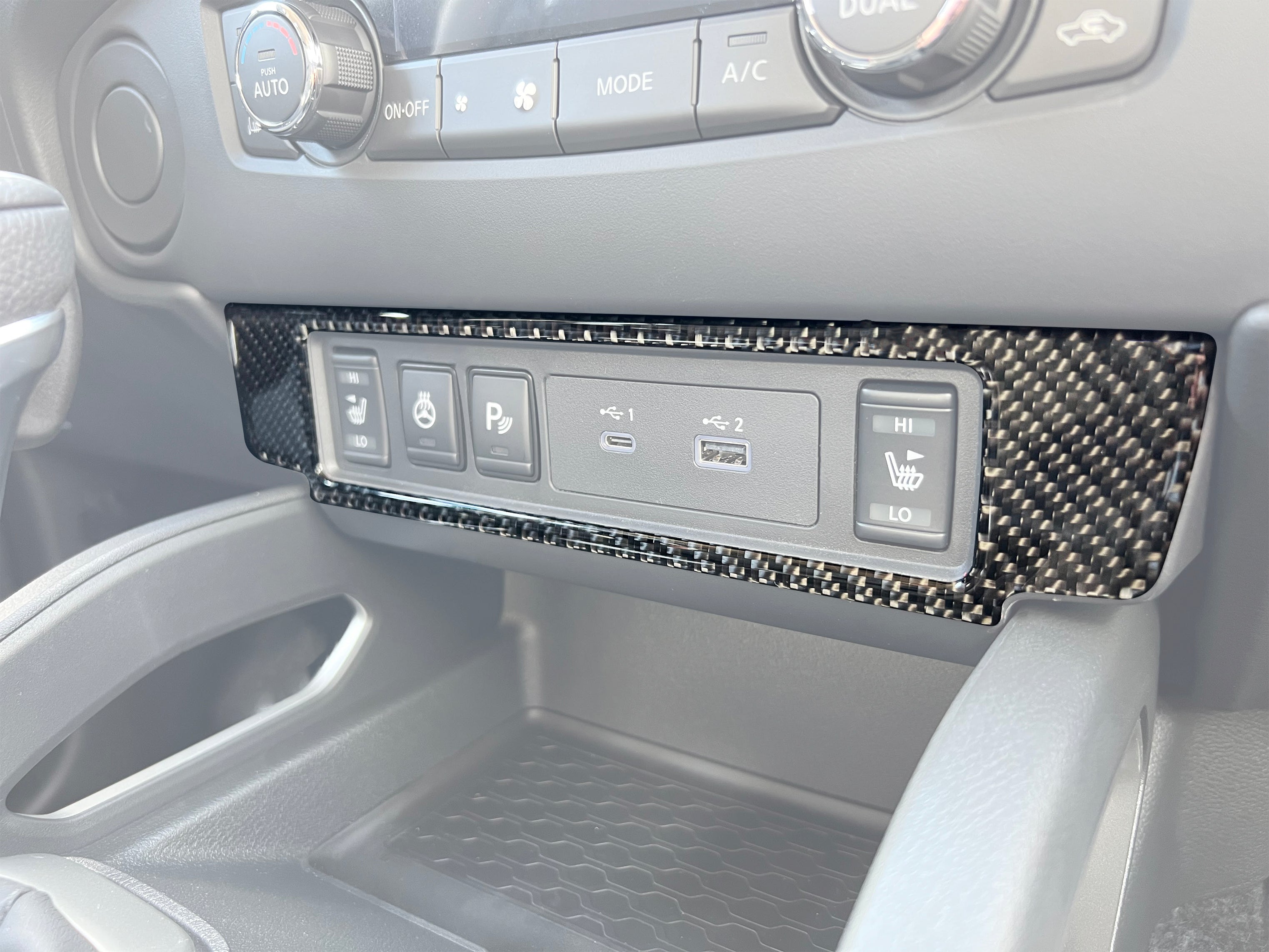 Lower Dash Accent Trim Fits 2022-2026 Nissan Frontier