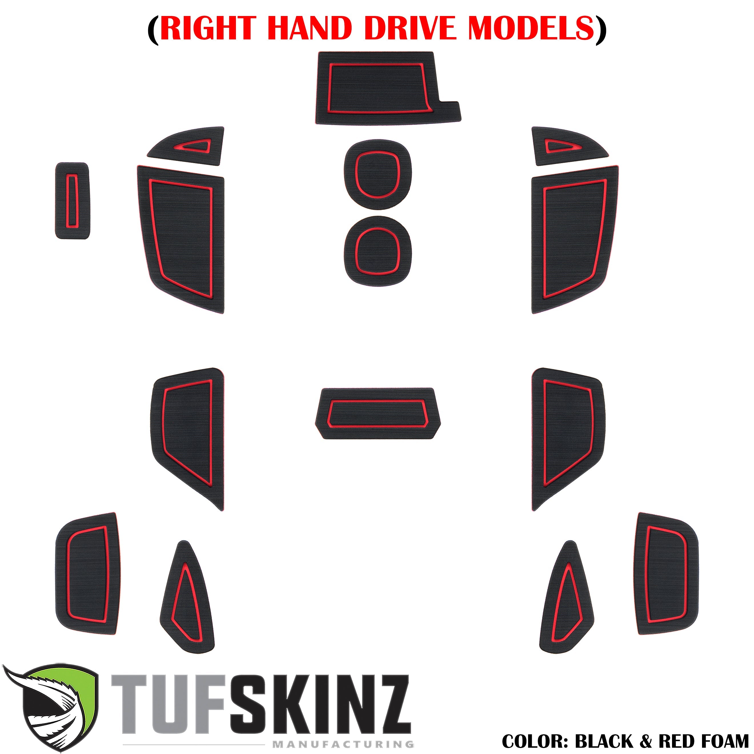 Interior Foam Inserts Fits 2016-2018 Ford Focus