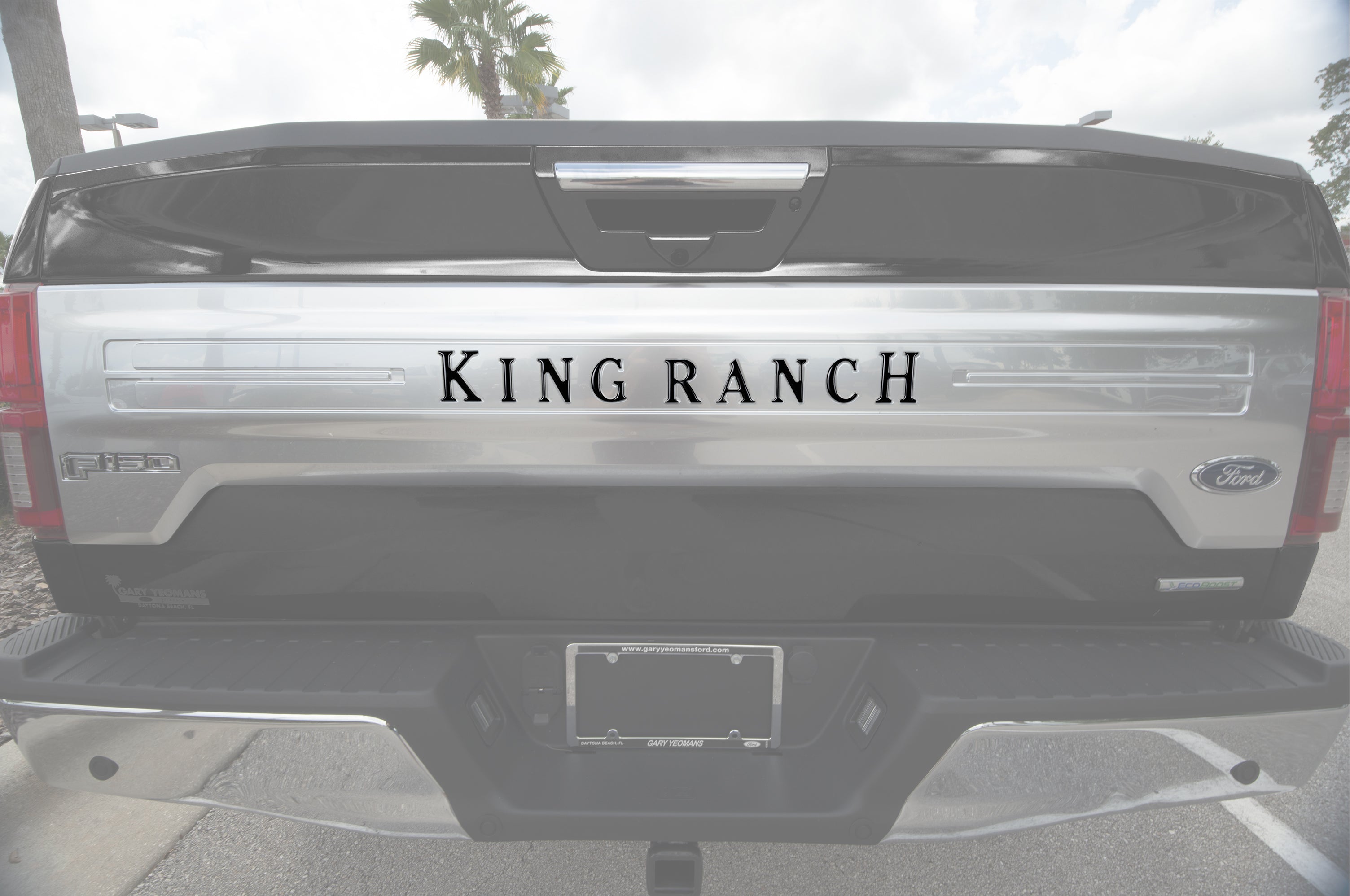Tailgate Letter Inserts Fits 2018-2020 Ford F-150 King Ranch