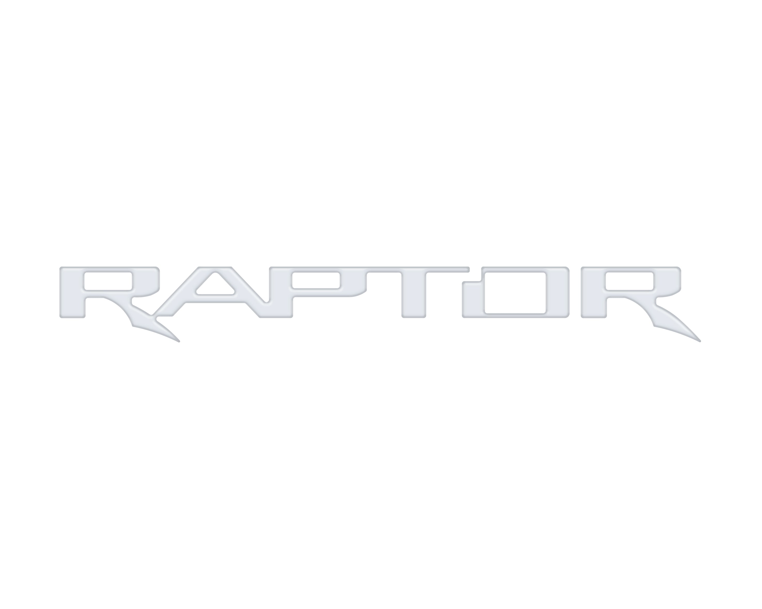 Raptor Tailgate Emblem Inserts Fits 2017-2026 Ford F-150 Raptor