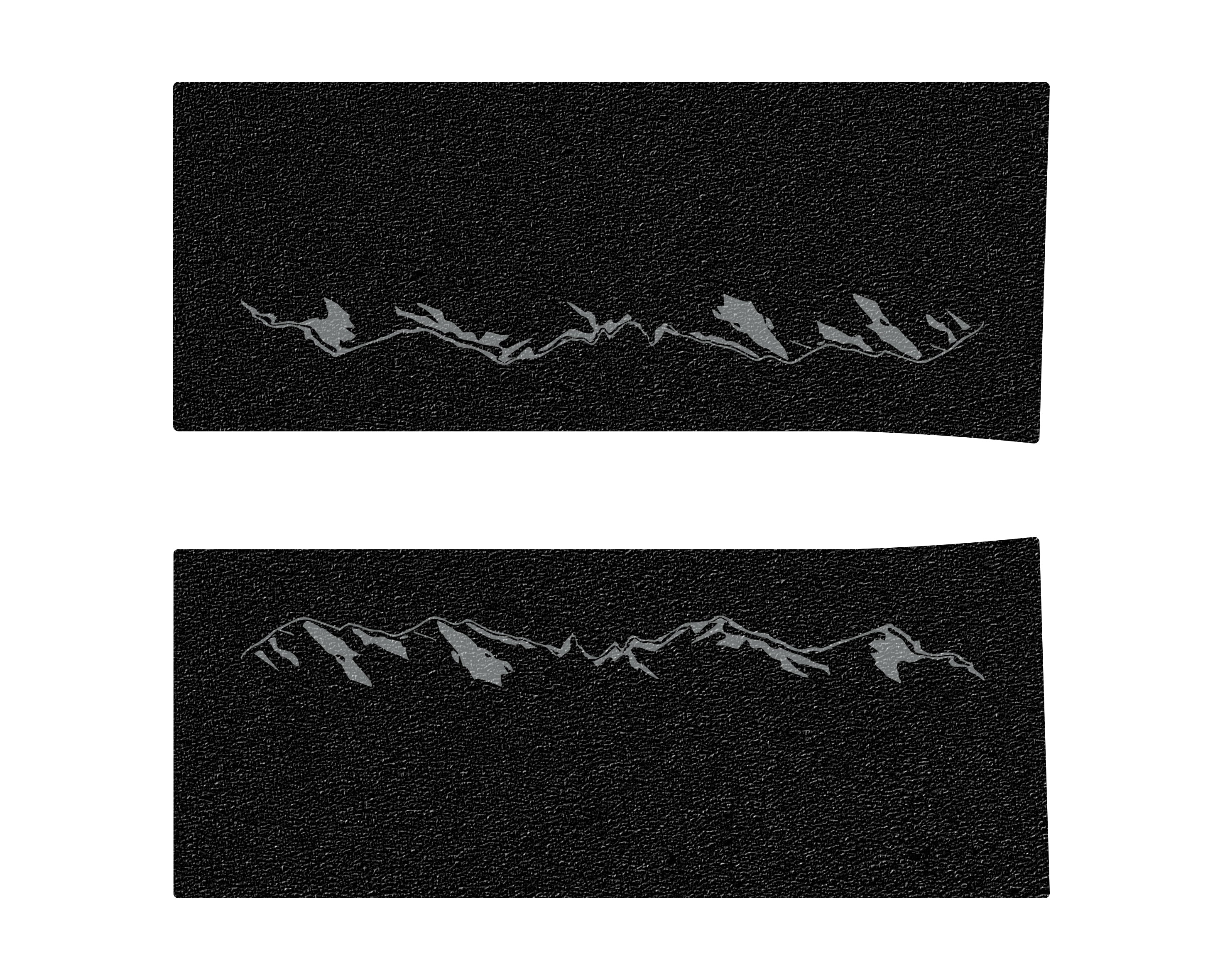 Textured Door Sill Overlays Fits 2015-2023 Ford Edge