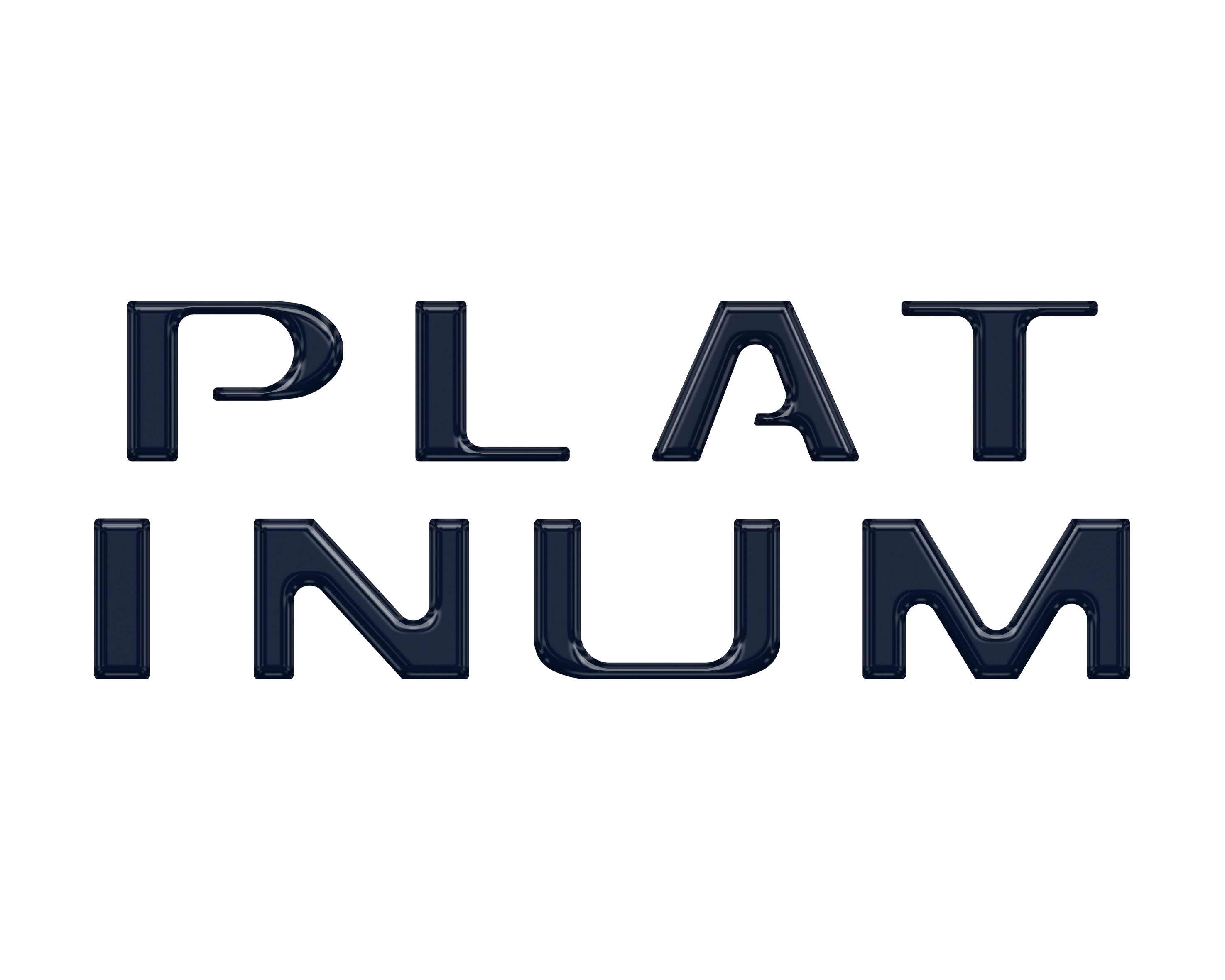 Platinum Tailgate Letter Inserts Fits 2021-2023 Ford F-150