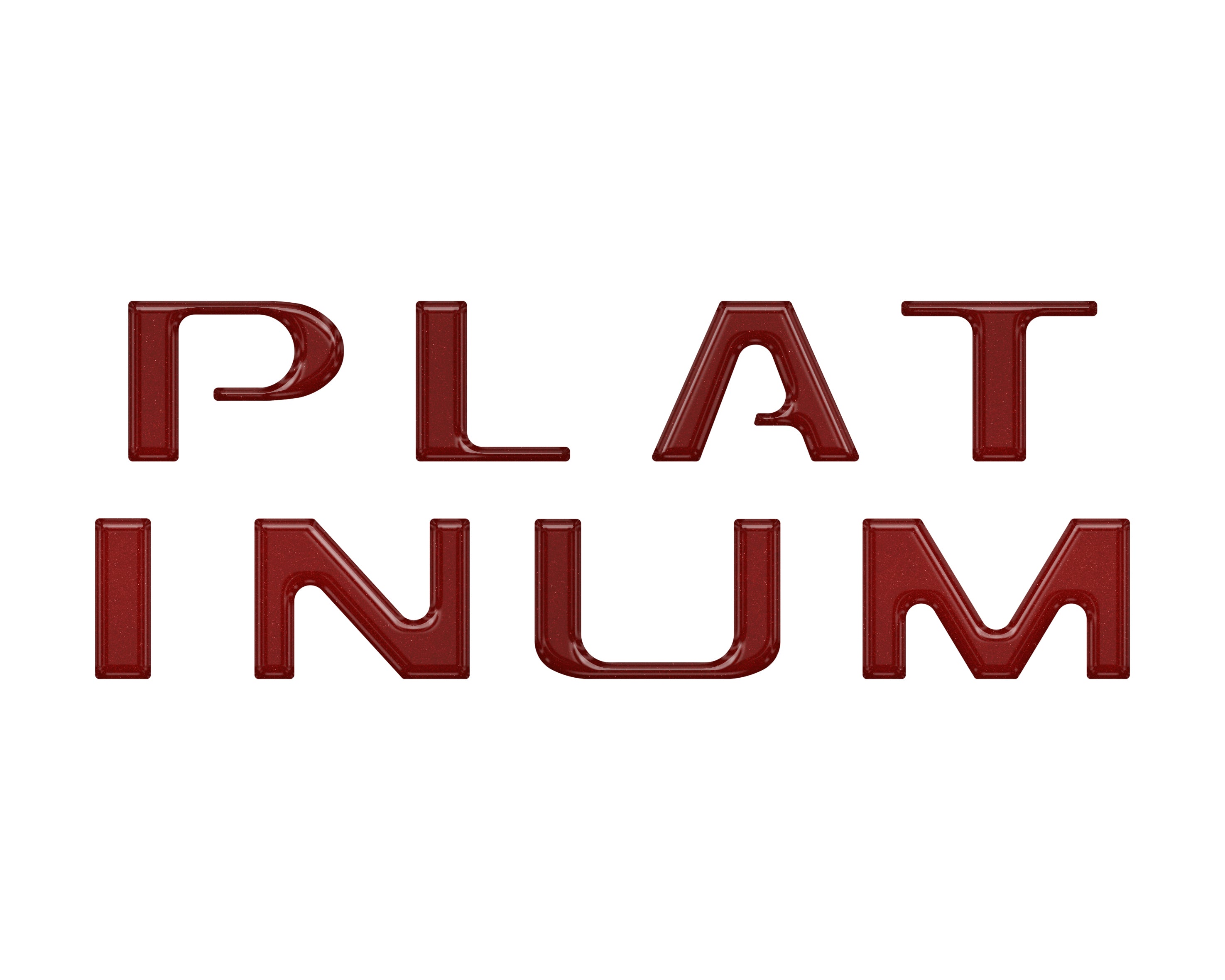 Platinum Tailgate Letter Inserts Fits 2021-2023 Ford F-150