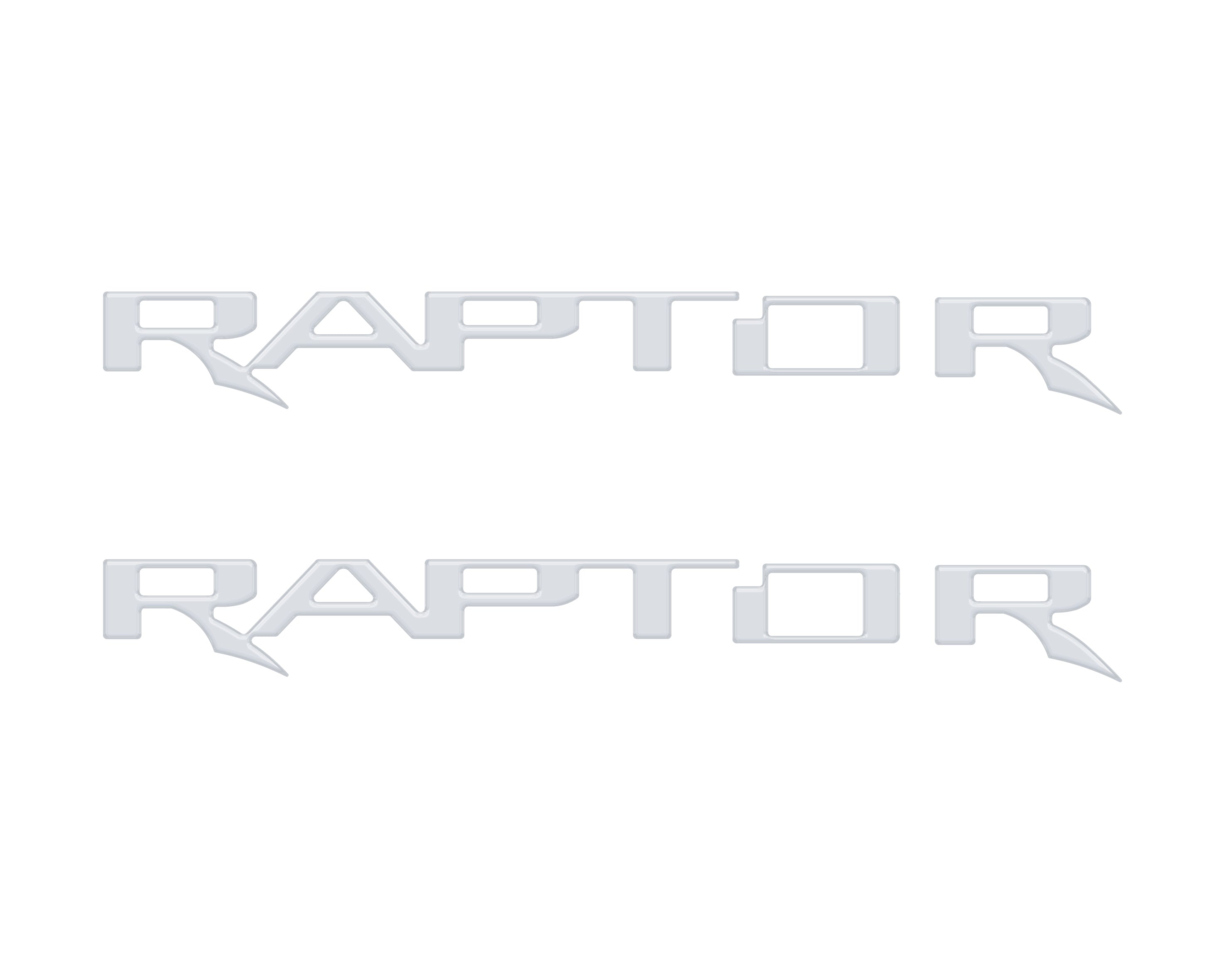 Hood Cowl Emblem Inserts Fits 2021-2026 Ford F-150/Bronco Raptor