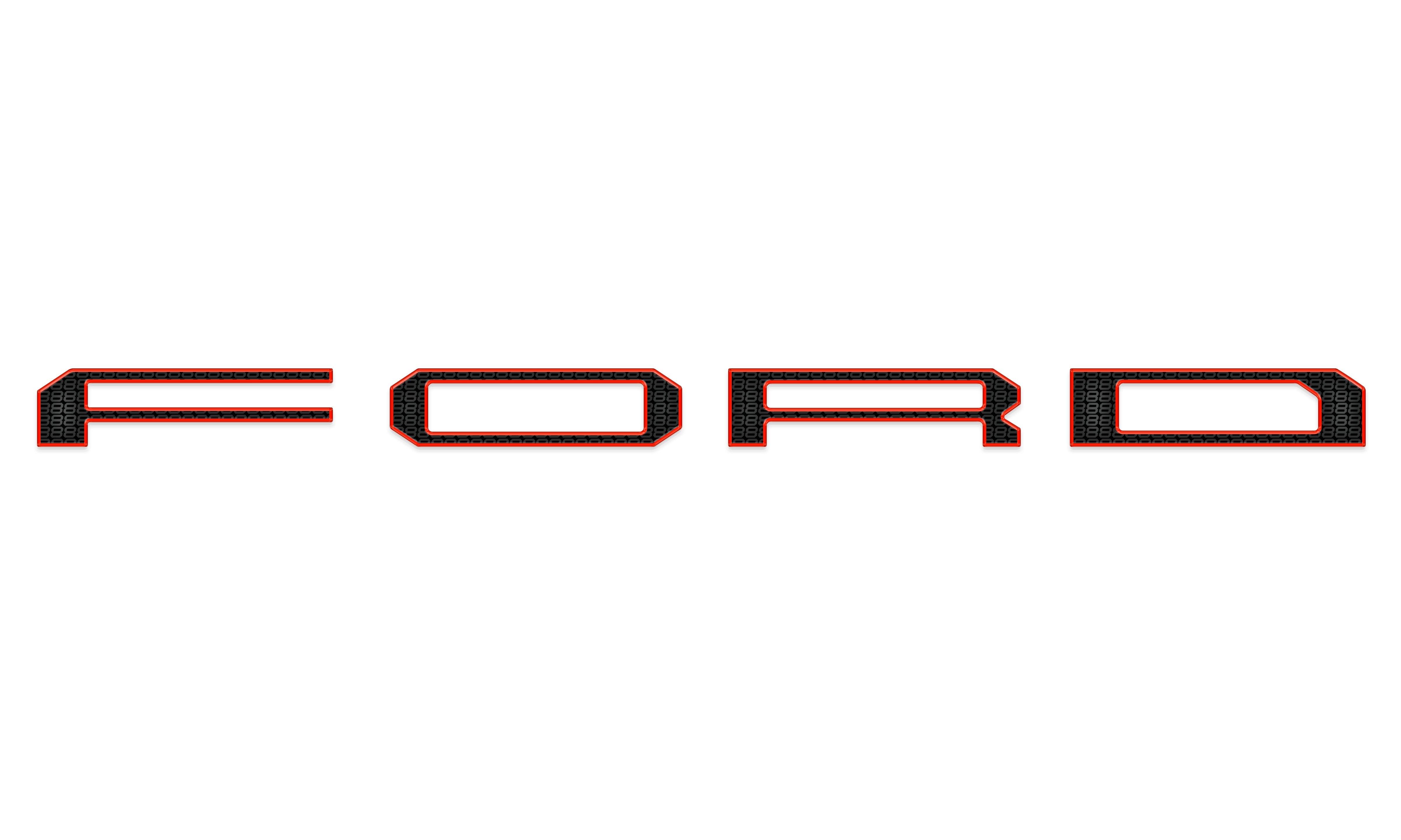 Raptor Tailgate Letter Overlays Fits 2021-2026 Ford F-150 Raptor