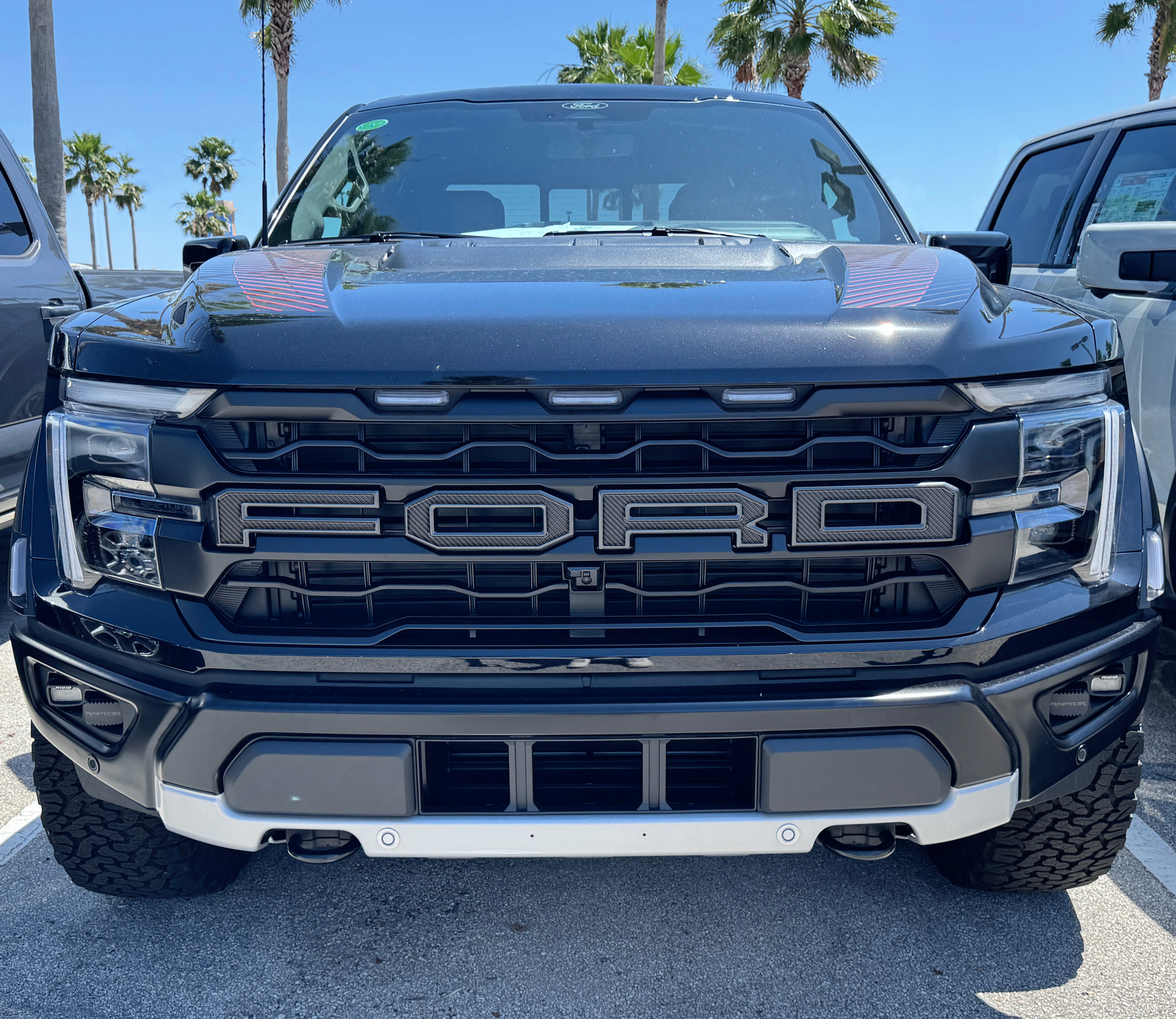 Raptor Front Grille Letters Fits 2021-2026 Ford F-150 Raptor