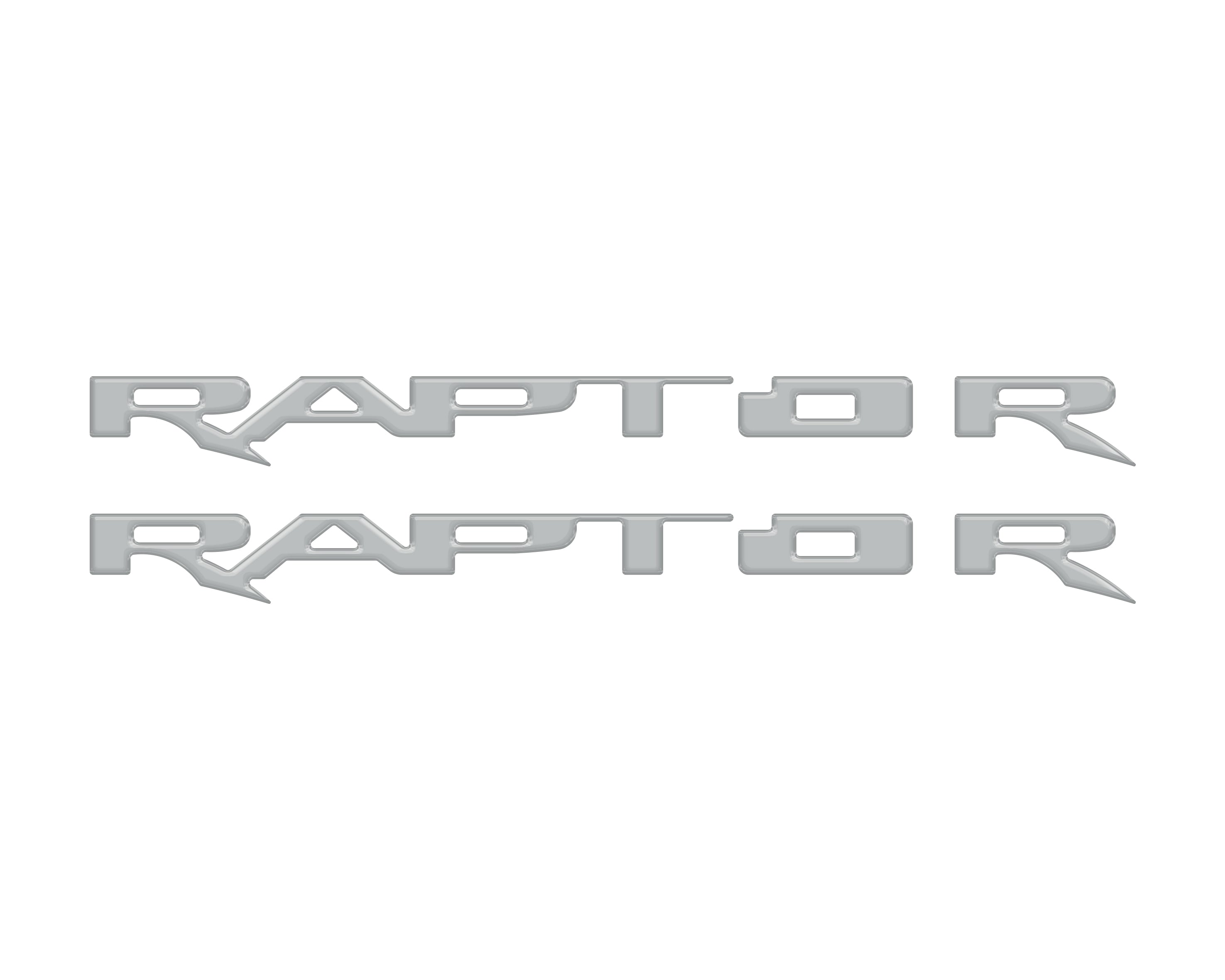 Running Board Emblem Overlays Fits 2017-2024 Ford F-150 Raptor