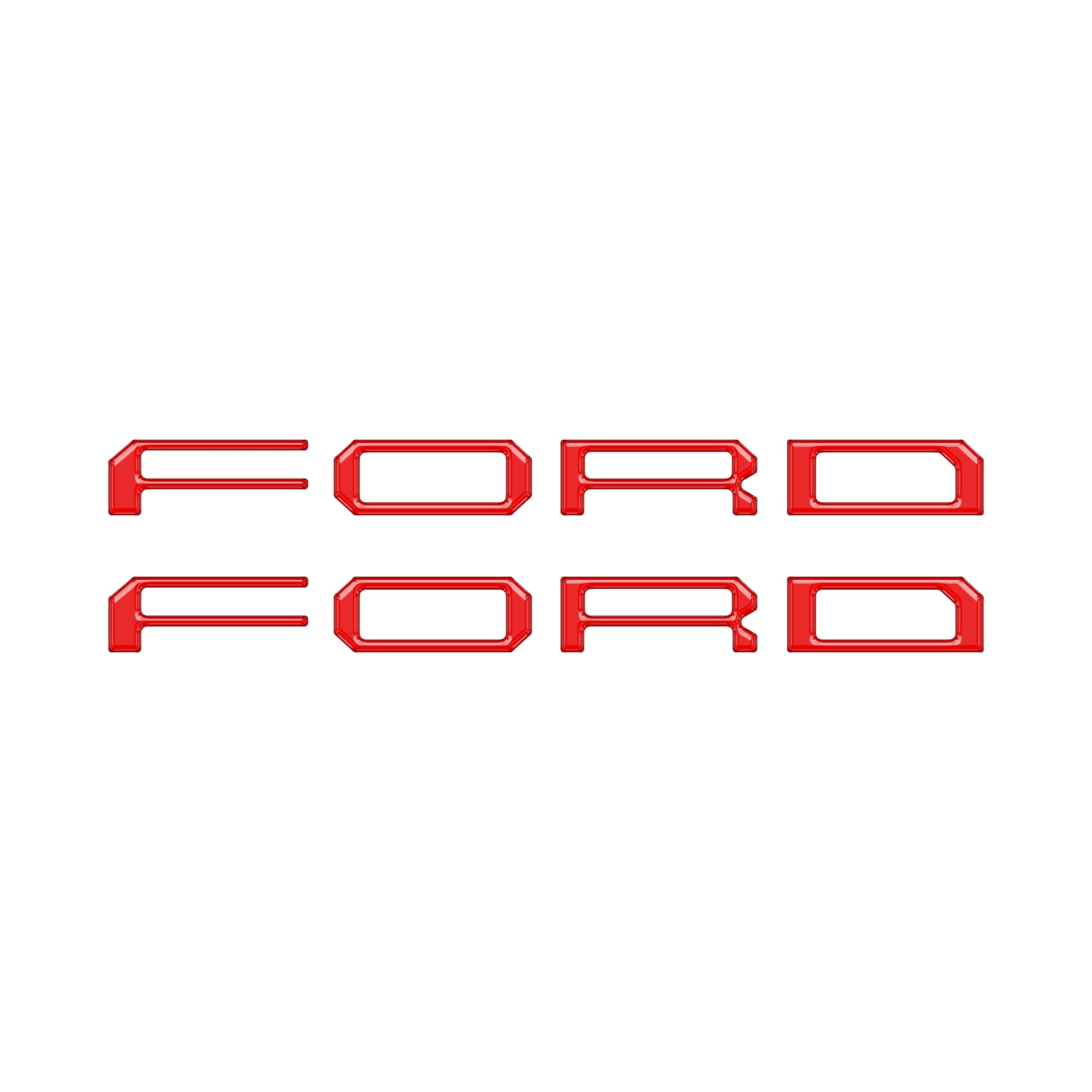 Tremor Running Board Letter Inserts Fits 2020-2026 Ford Super Duty Tremor