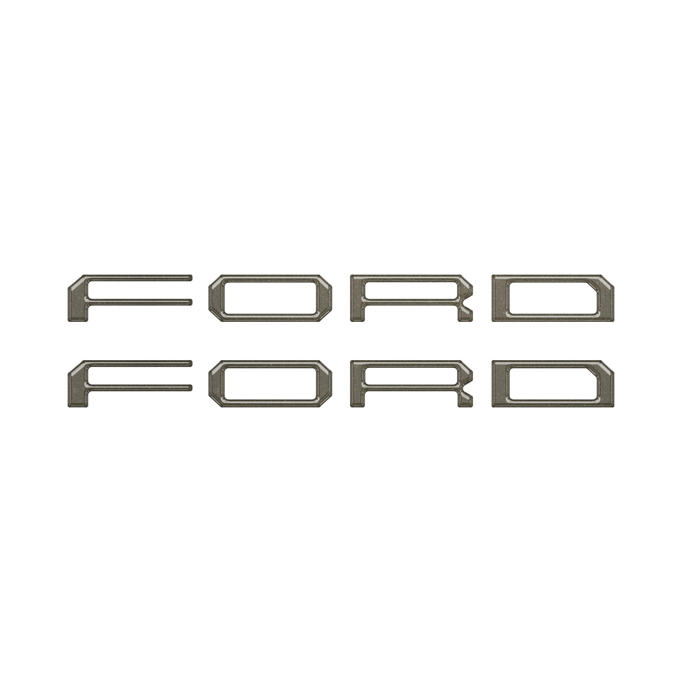 Tremor/Raptor Running Board Letter Inserts Fits 2025-2026 Ford F-150