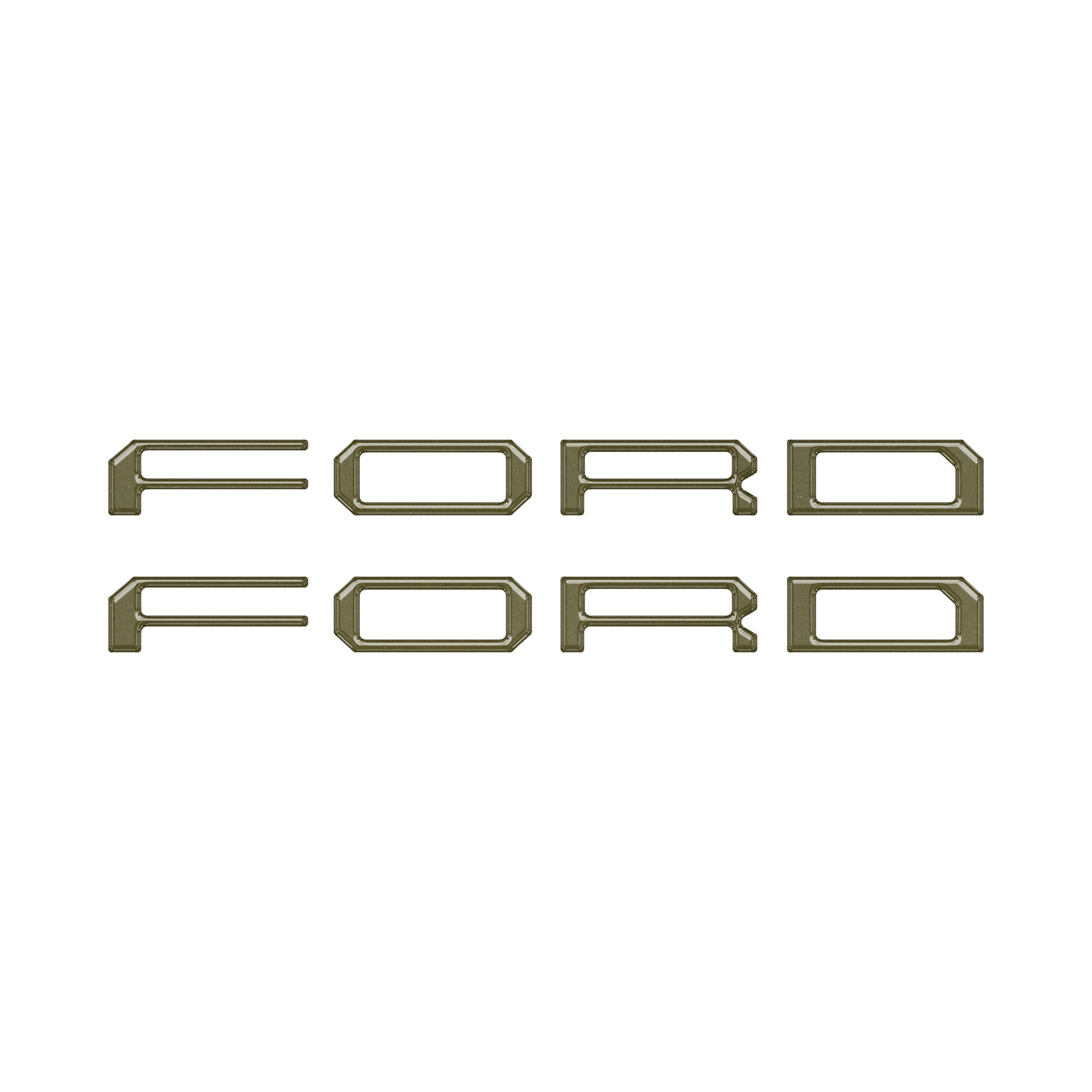 Tremor/Raptor Running Board Letter Inserts Fits 2025-2026 Ford F-150
