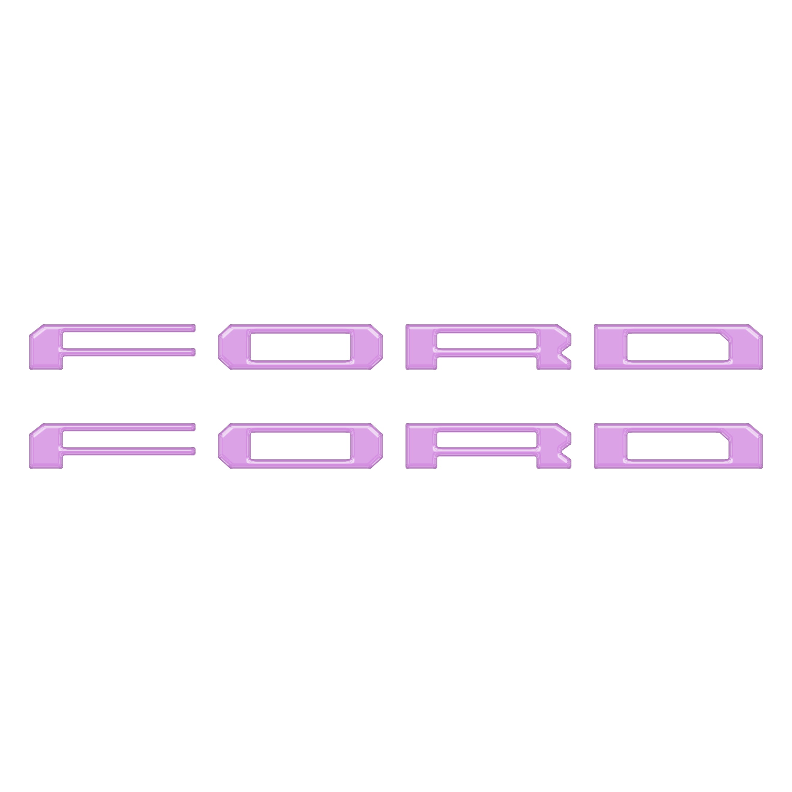 Lightning Running Board Overlays Fits 2022-2026 Ford F150 Lightning
