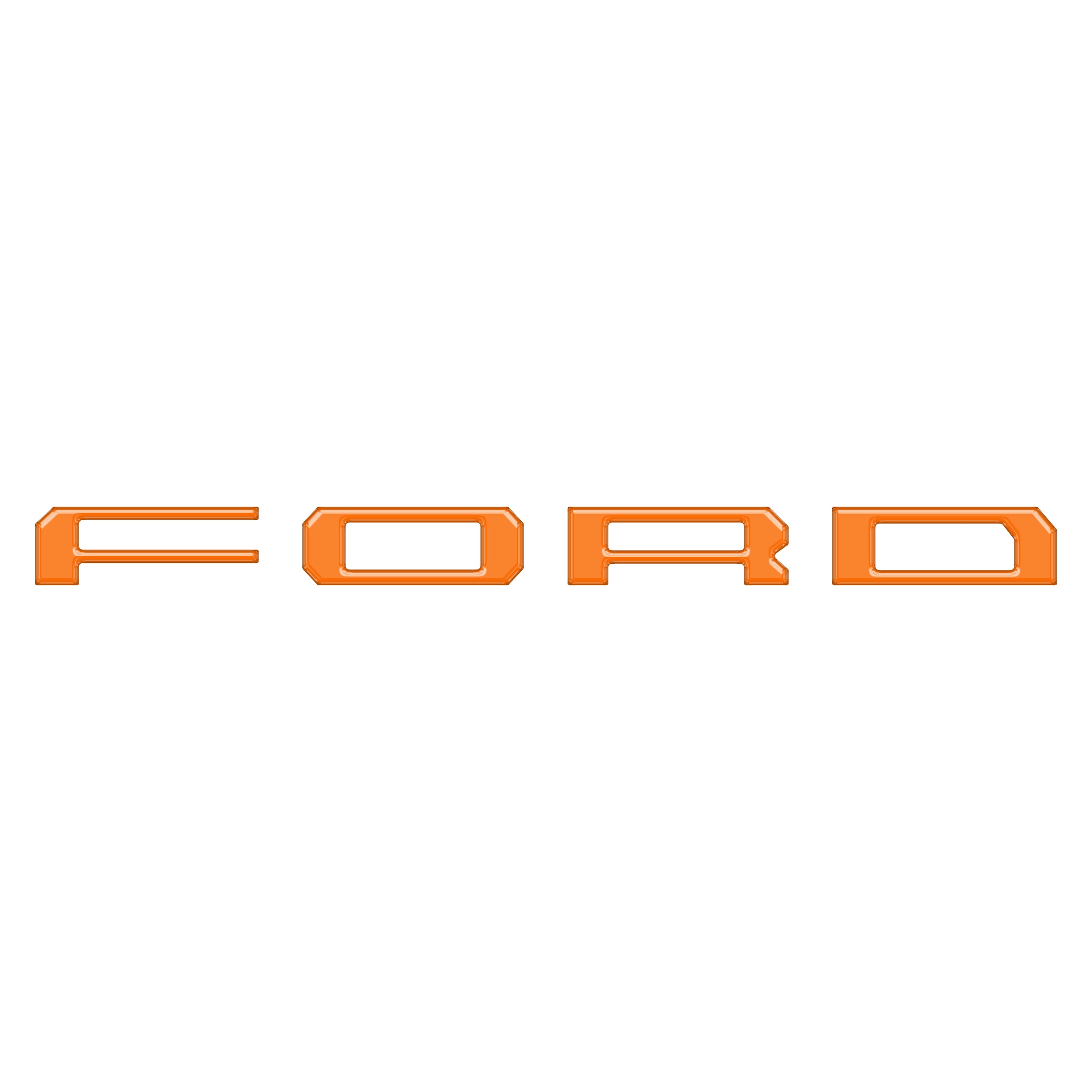 Lightning Rear Bumper Overlays Fits 2022-2026 Ford F-150 Lightning
