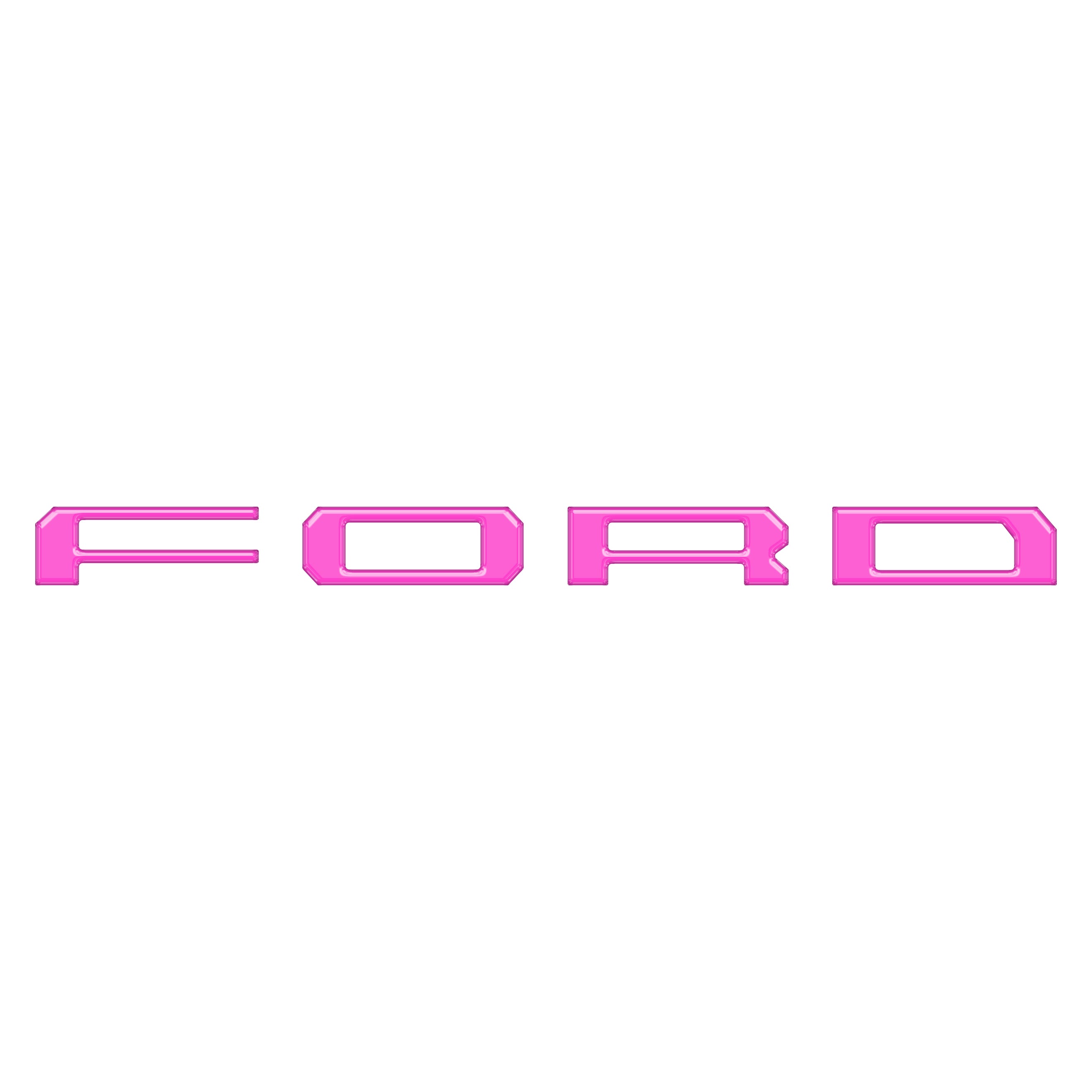Inner Tailgate Letter Inserts Fits 2022-2026 Ford F-150 Lightning