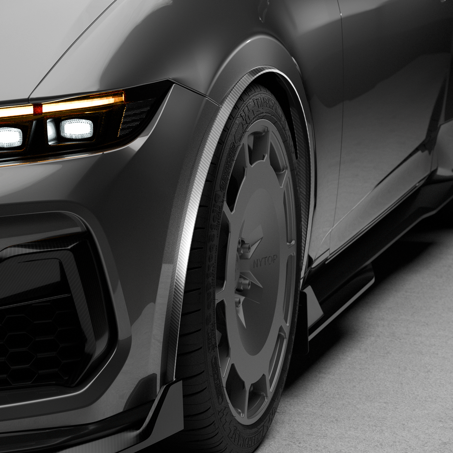 NYTOP Front Fender Flares For 2024-Current Ford Mustang