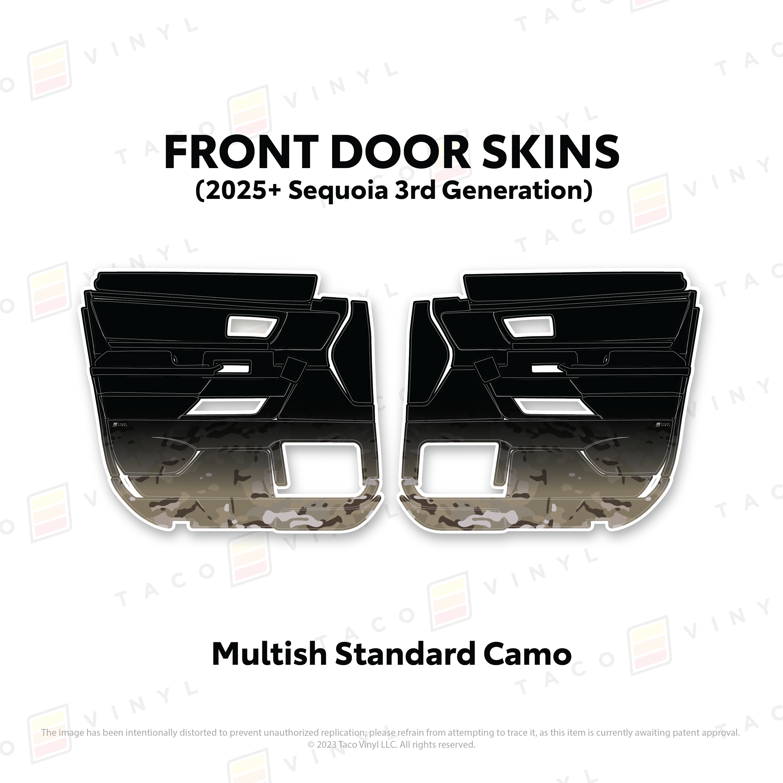 2023+ Door Skins For Sequoia