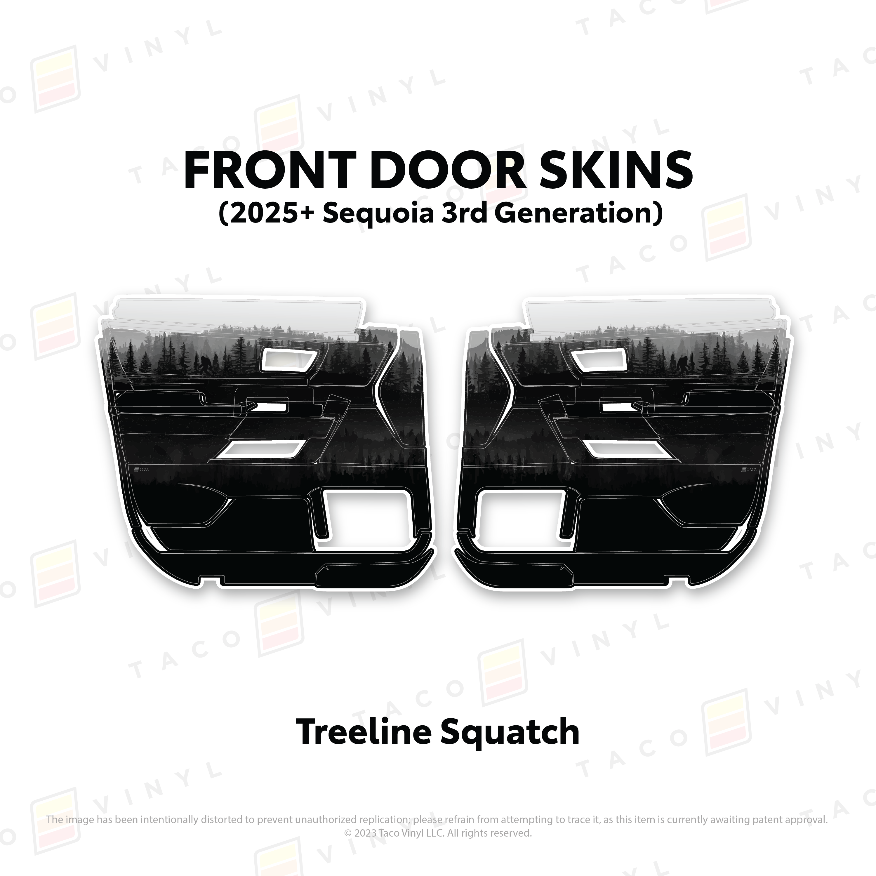 2023+ Door Skins For Sequoia