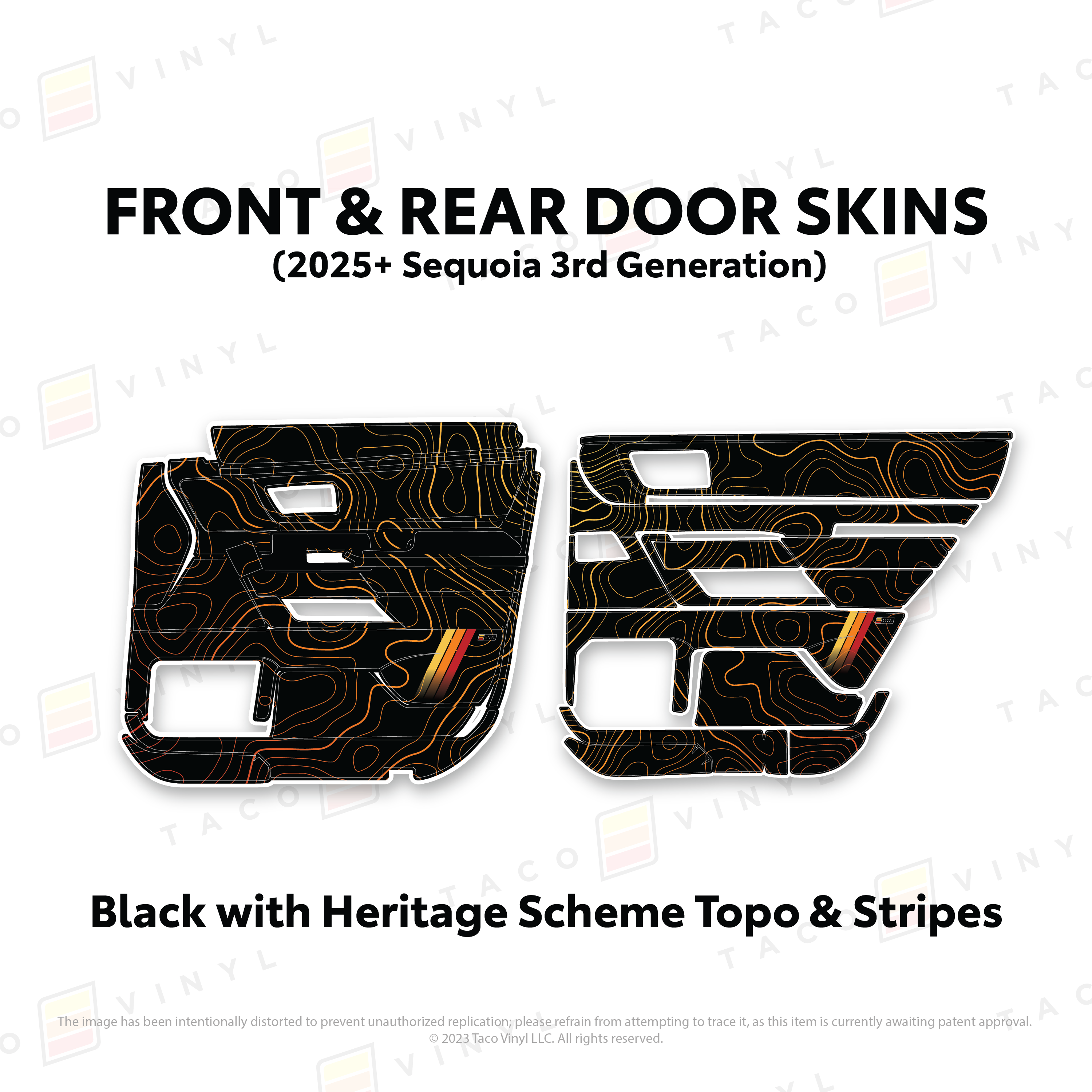 2023+ Door Skins For Sequoia