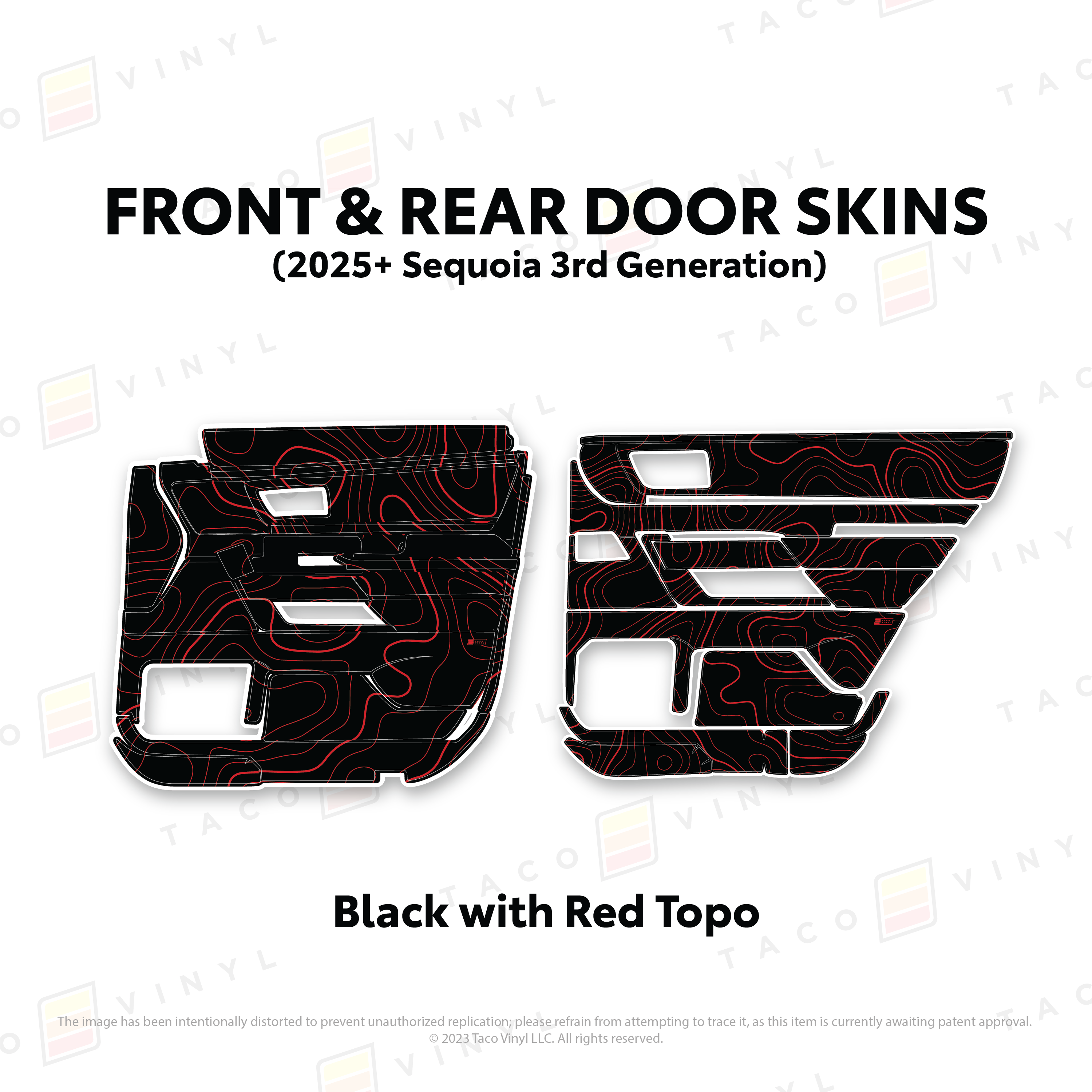 2023+ Door Skins For Sequoia
