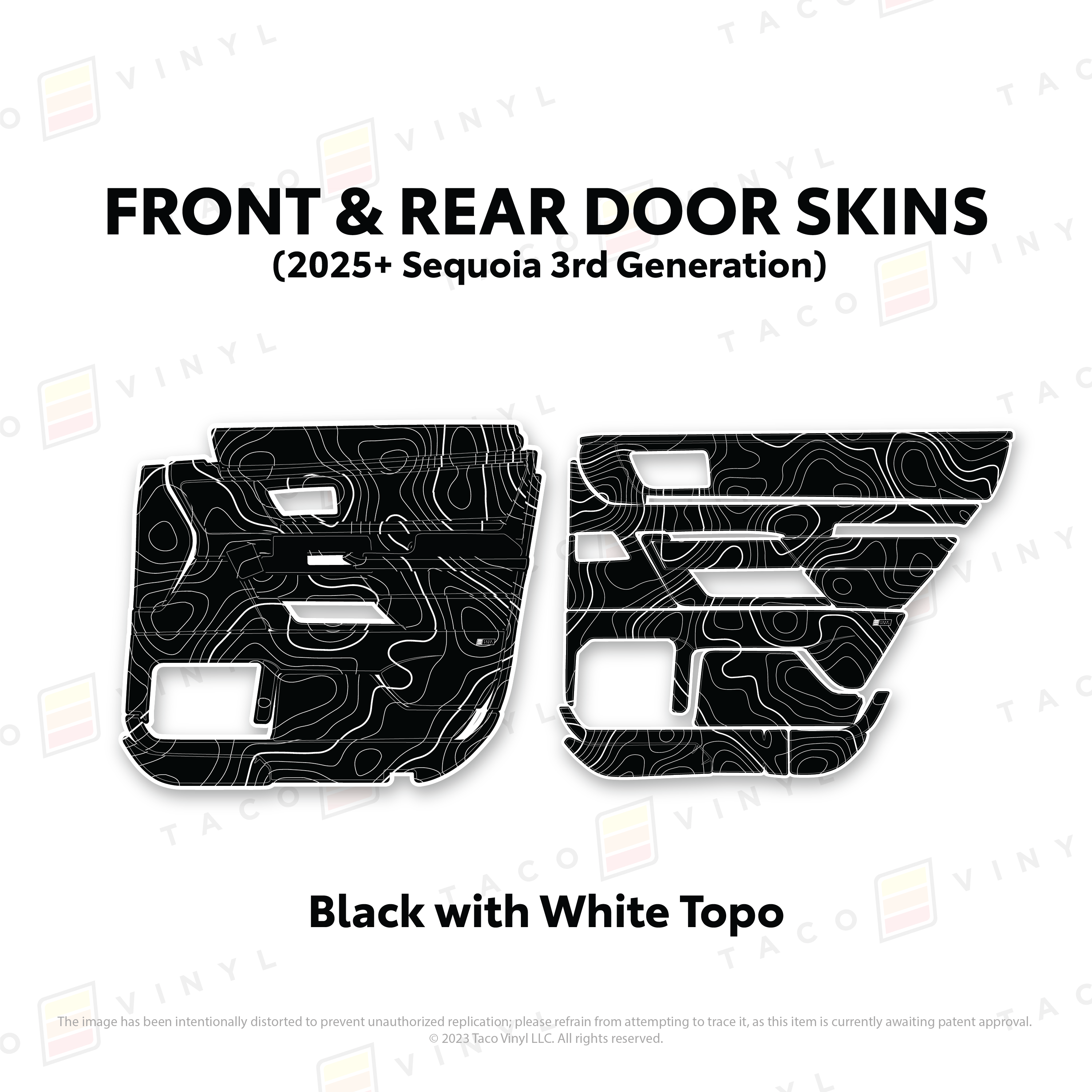 2023+ Door Skins For Sequoia